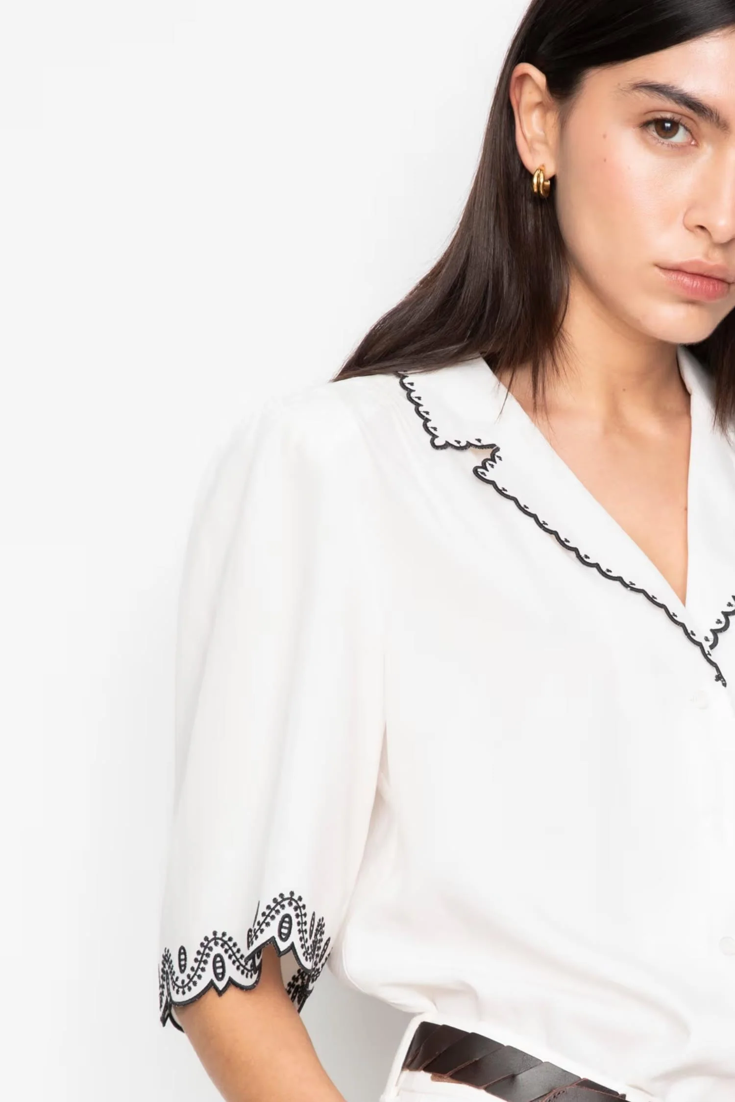 Jane Blouse- Cream - Image 3