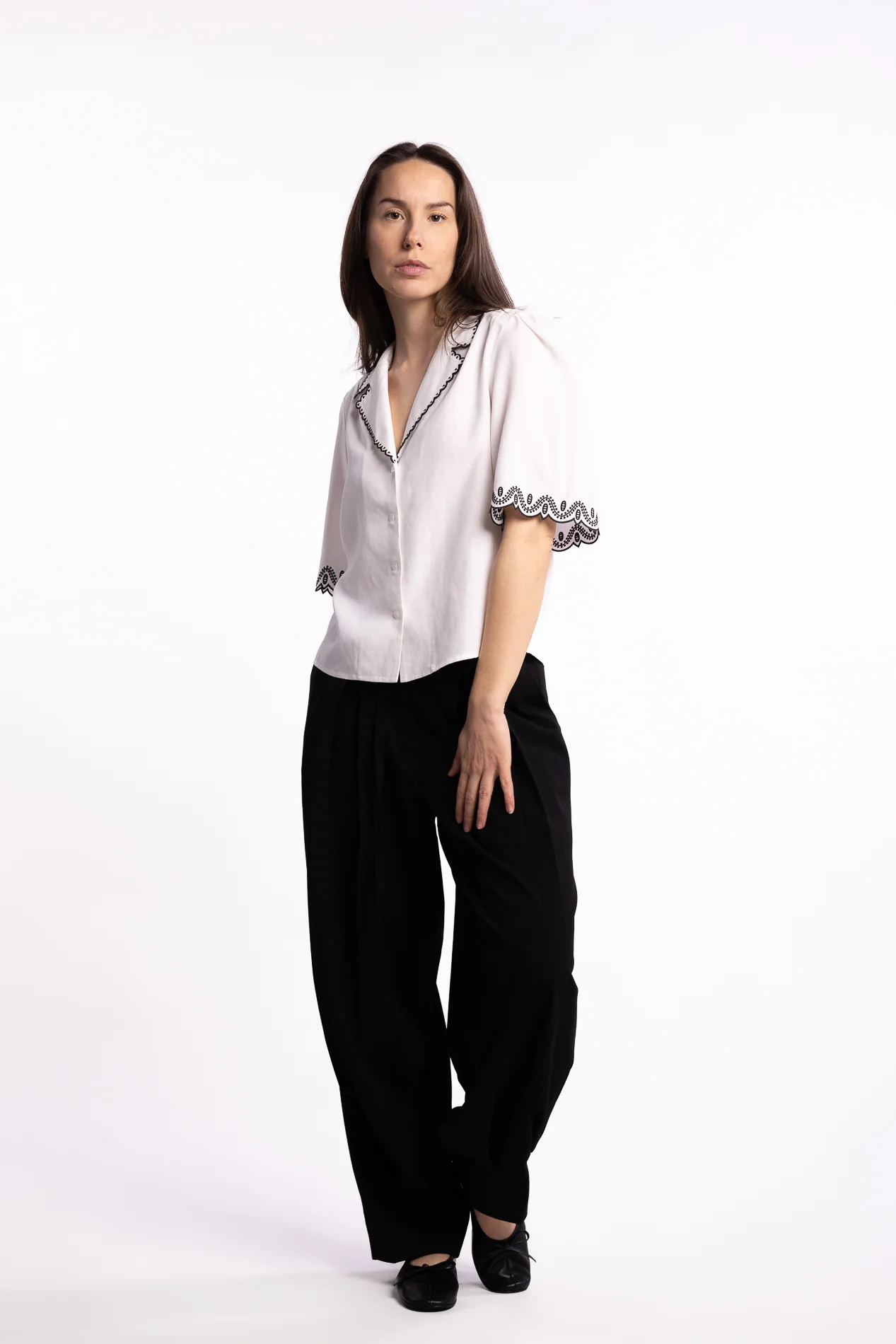 Jane Blouse- Cream - Image 9