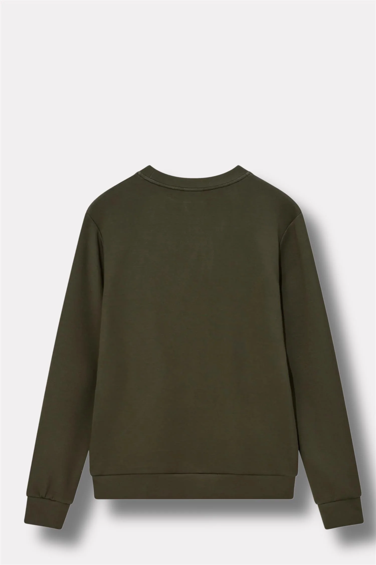 Abel Crew Neck Sweat Dk Army Green - Image 2