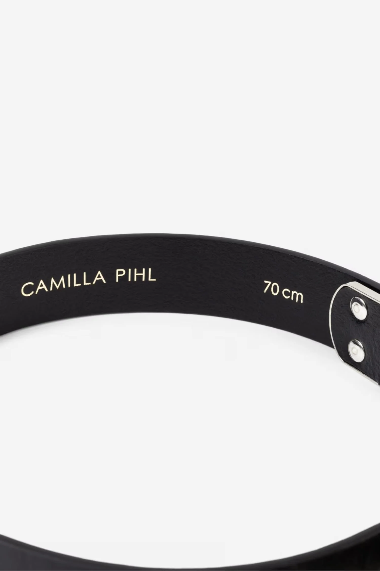 Bennett Belt- 5107 Black Silver - Image 4
