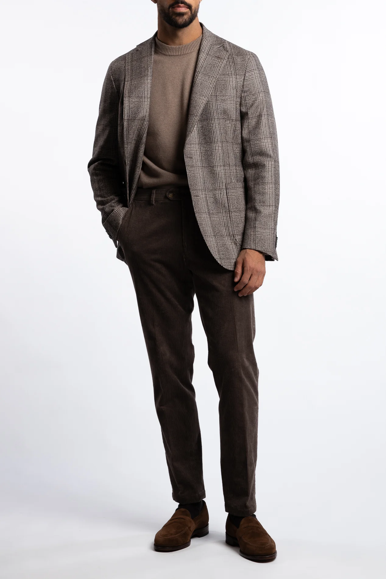 Ferry Patch Soft Regular Fit Blazer Almond Beige - Image 5