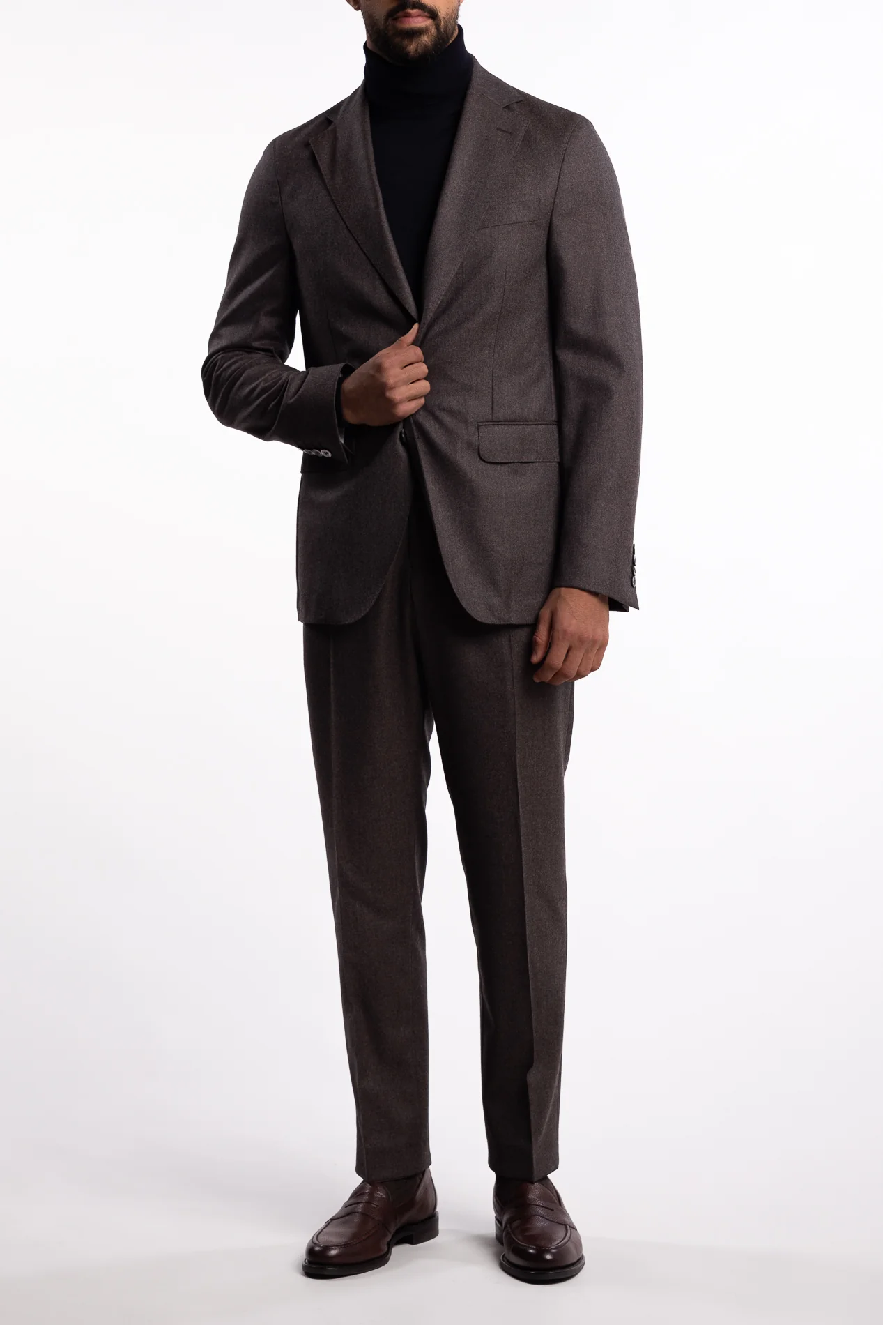New Sienna Flanell Blazer Brown - Image 4