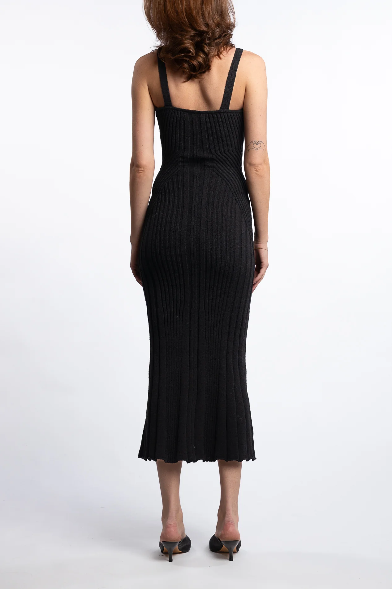 Lugo Slip Dress- Black - Image 3