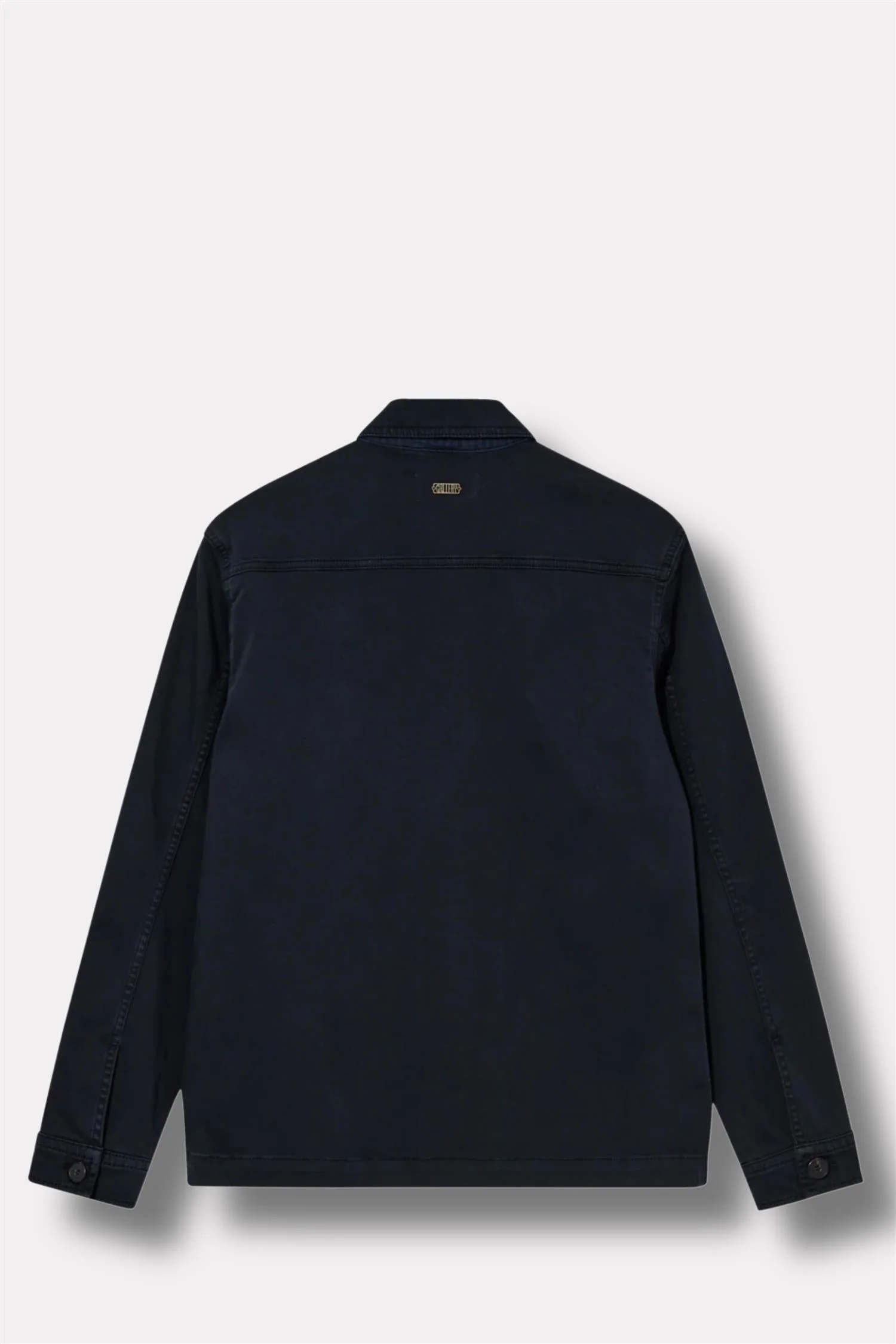 Matteo Soft Overshirt Navy - Image 2