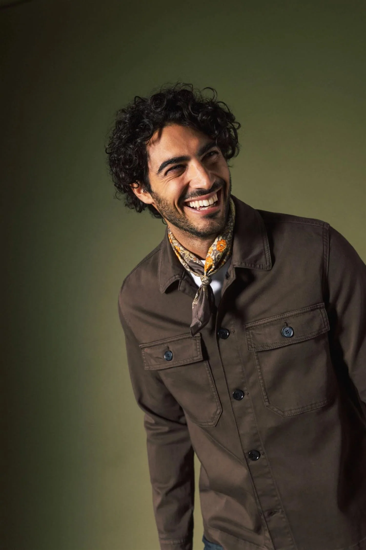 Matteo Soft Overshirt Chocolate Brown - Image 5