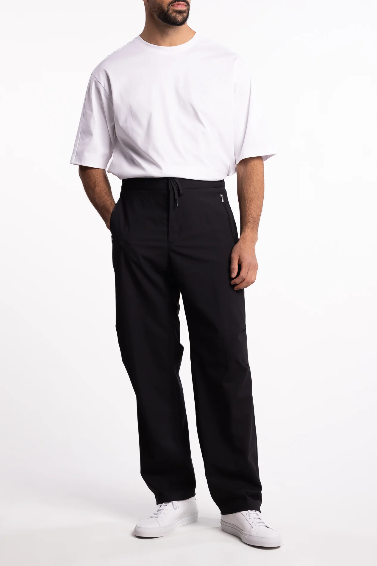 Laminar Woven Pants Nero - Image 5