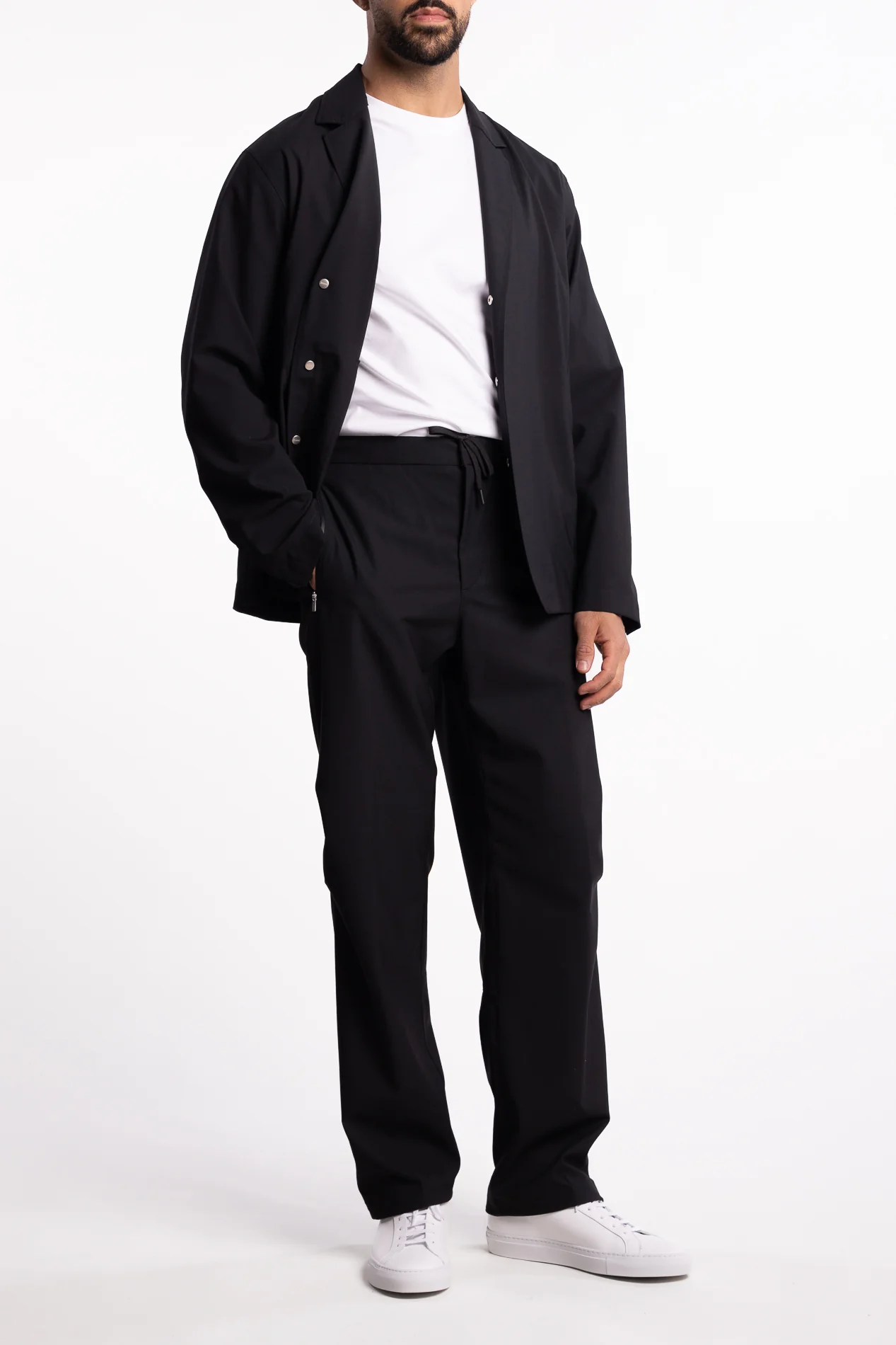Laminar Woven Pants Nero - Image 6