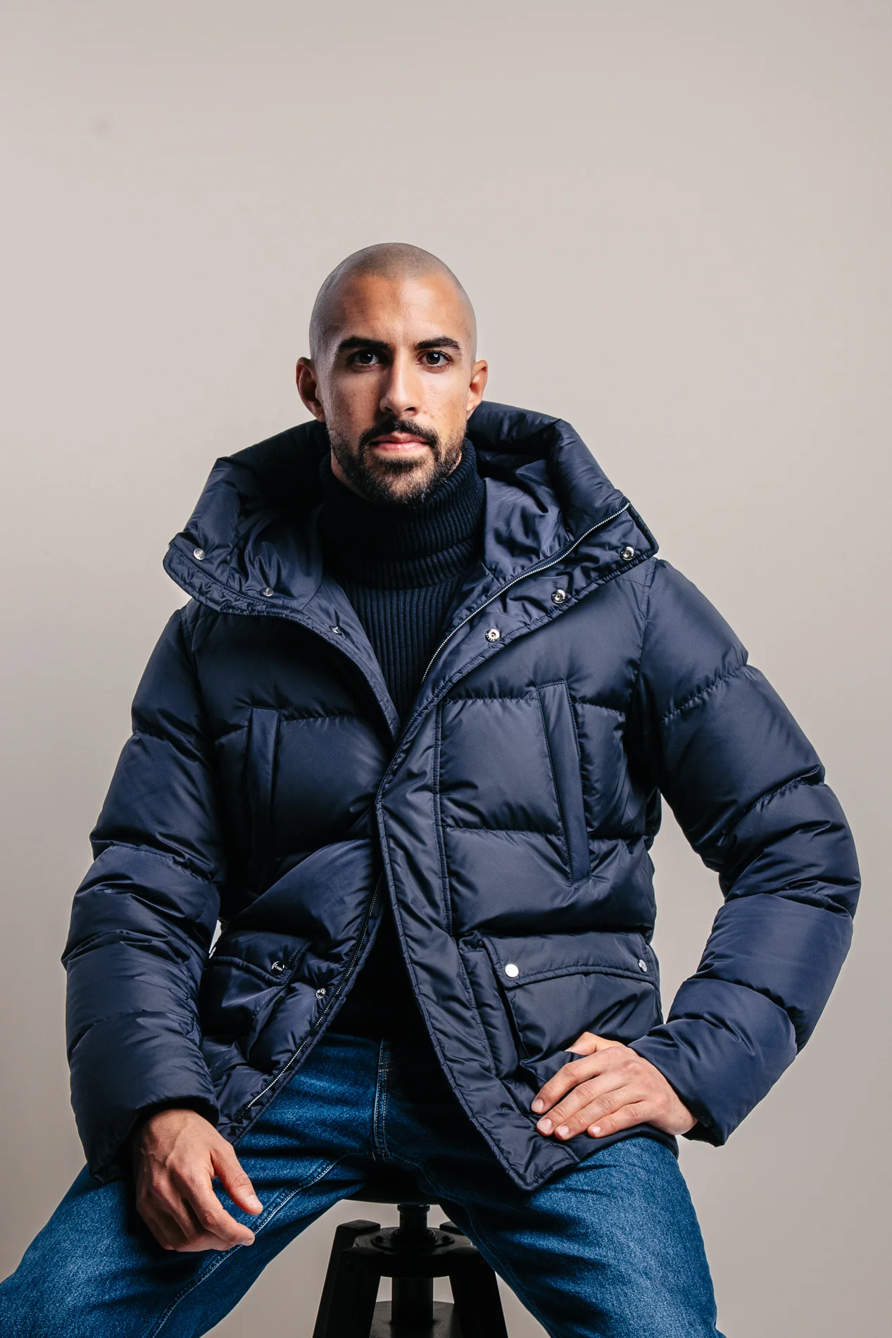 Chamonix Down Parka Navy - Image 7
