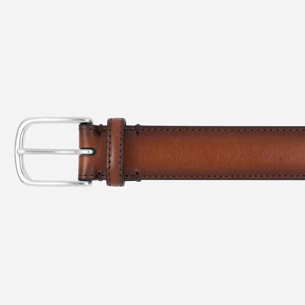 Calf Leather Belt Brown Cognac - Image 2