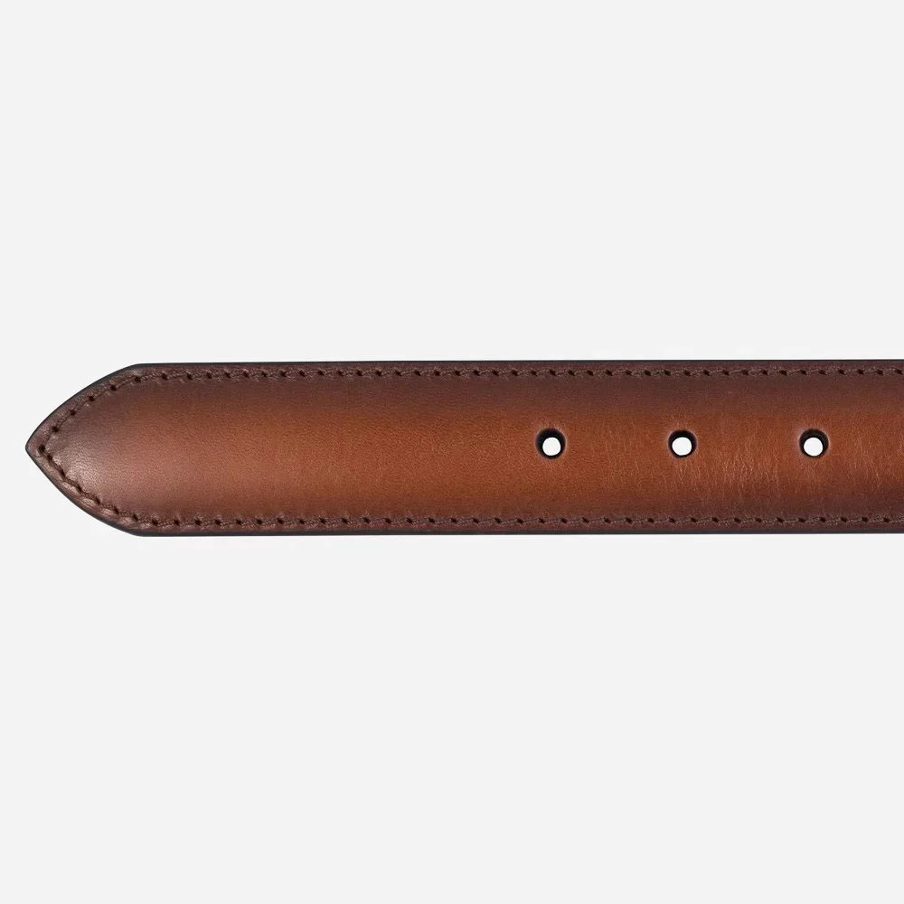 Calf Leather Belt Brown Cognac - Image 3