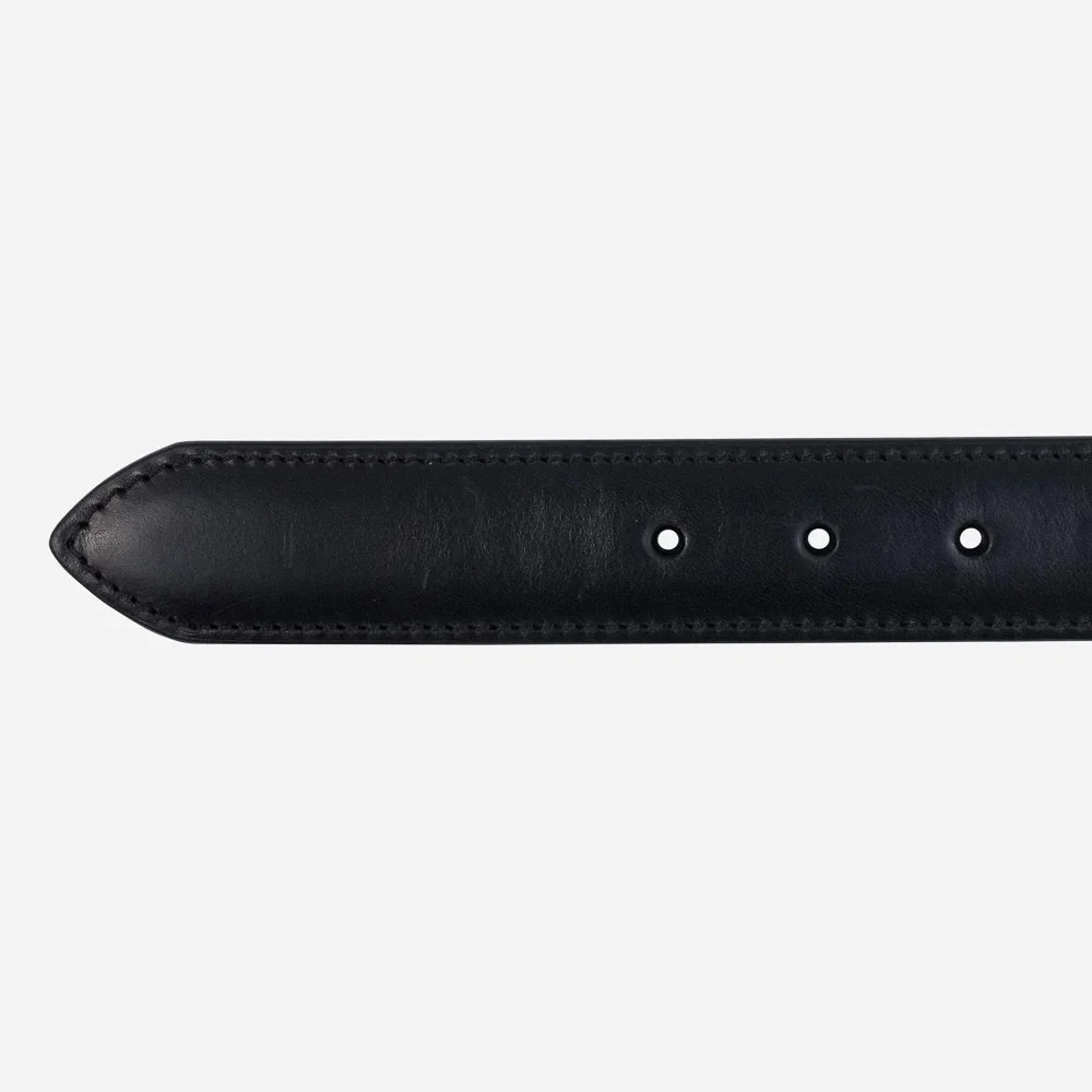Calf Leather Belt Black - Image 3