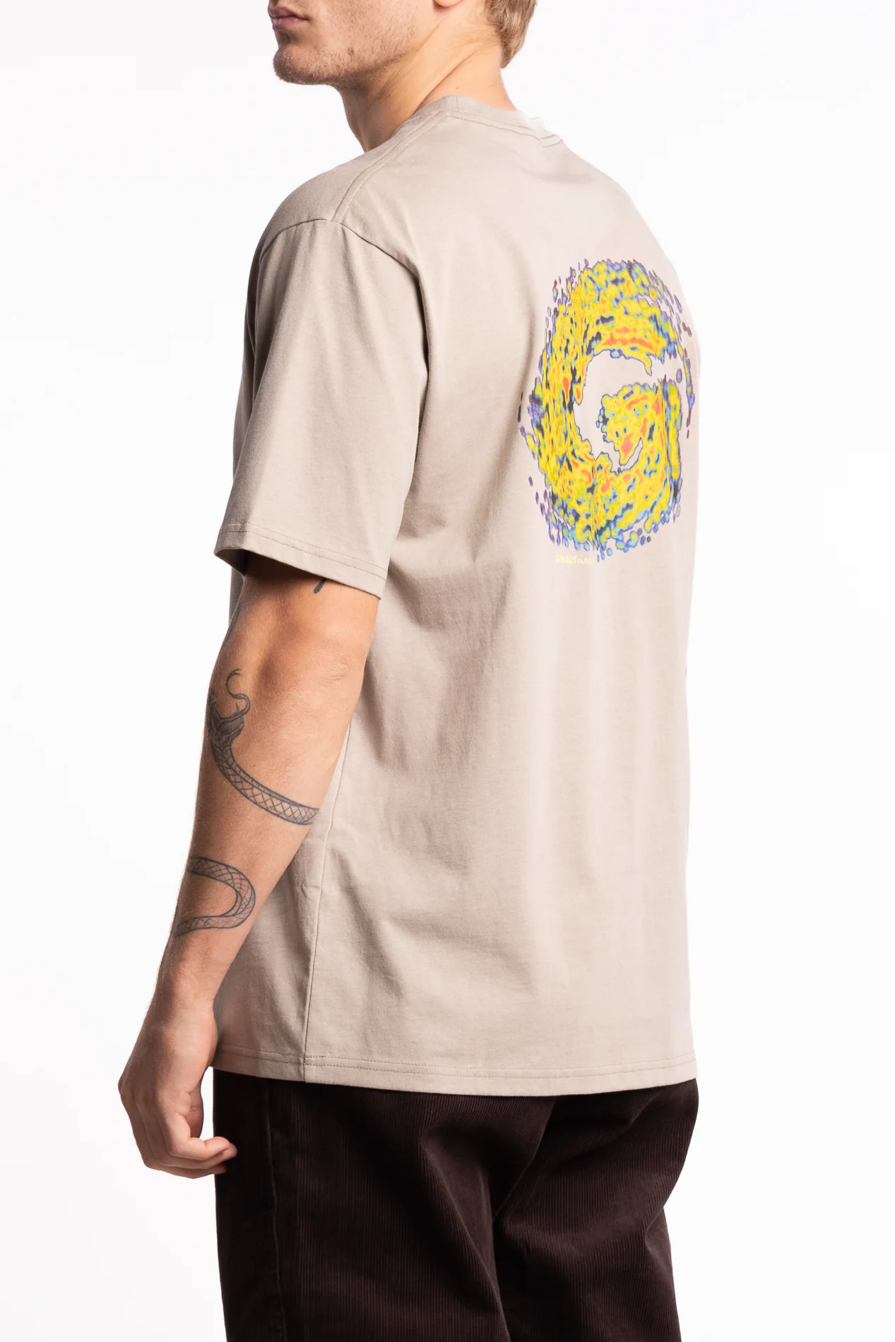 Hurricane Tee Beige - Image 2
