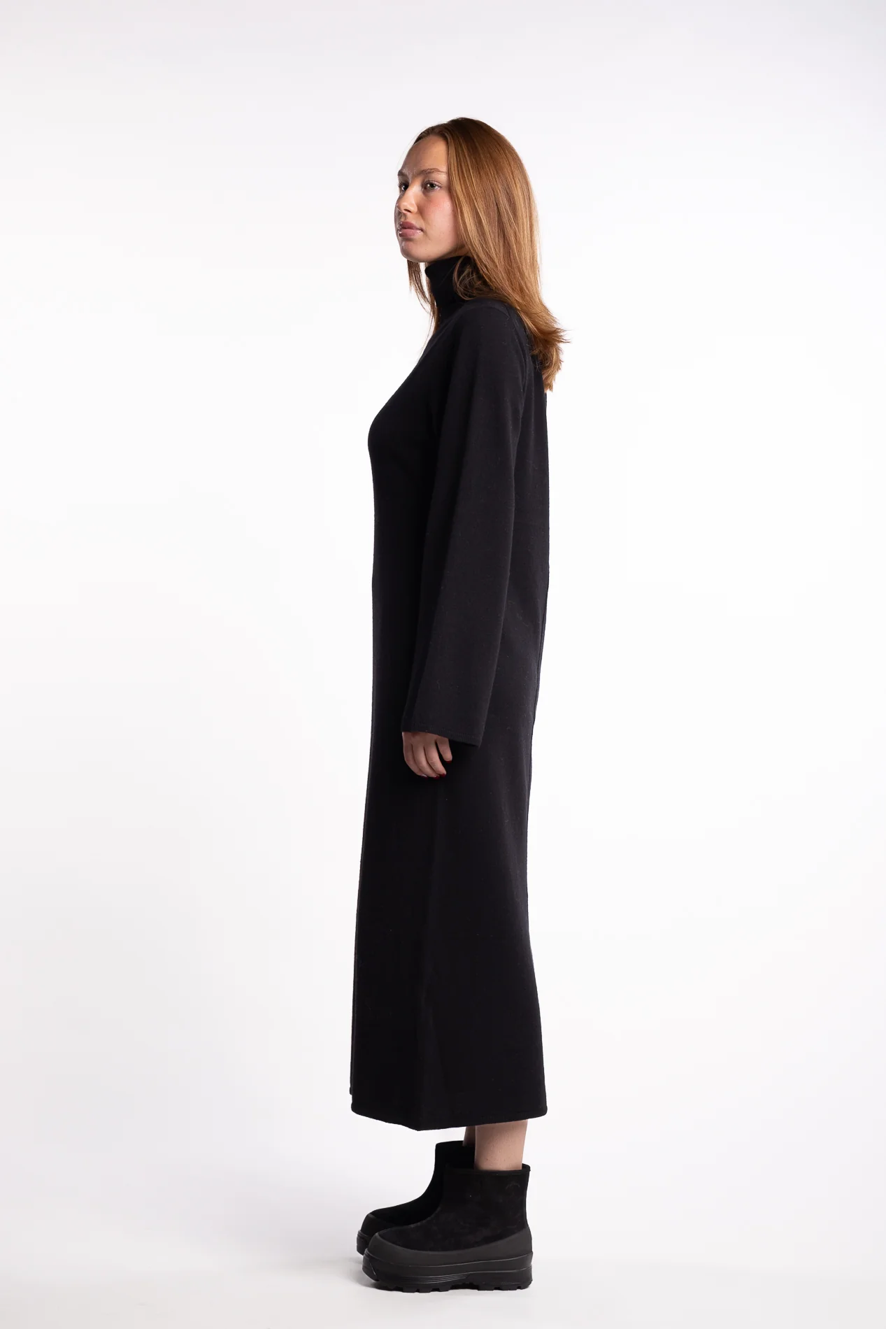 Turtleneck Touloun Maxi Dress - Image 4