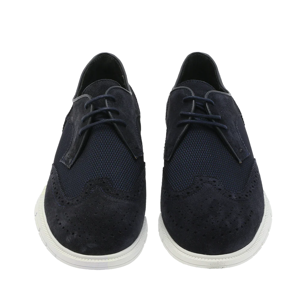 Sport C Brougue Navy Suede - Image 5