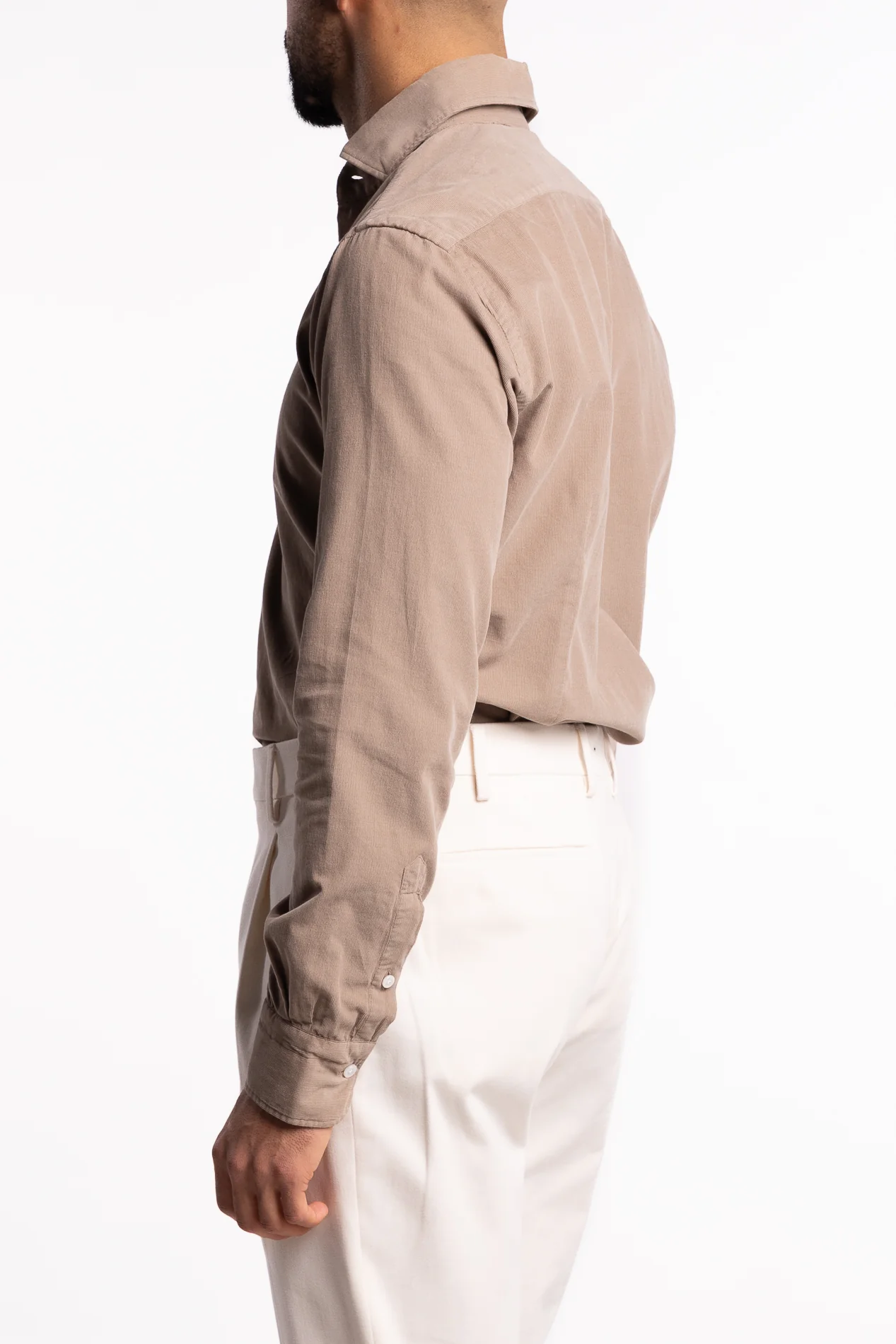 Dandylife Corduroy Shirt Beige - Image 2