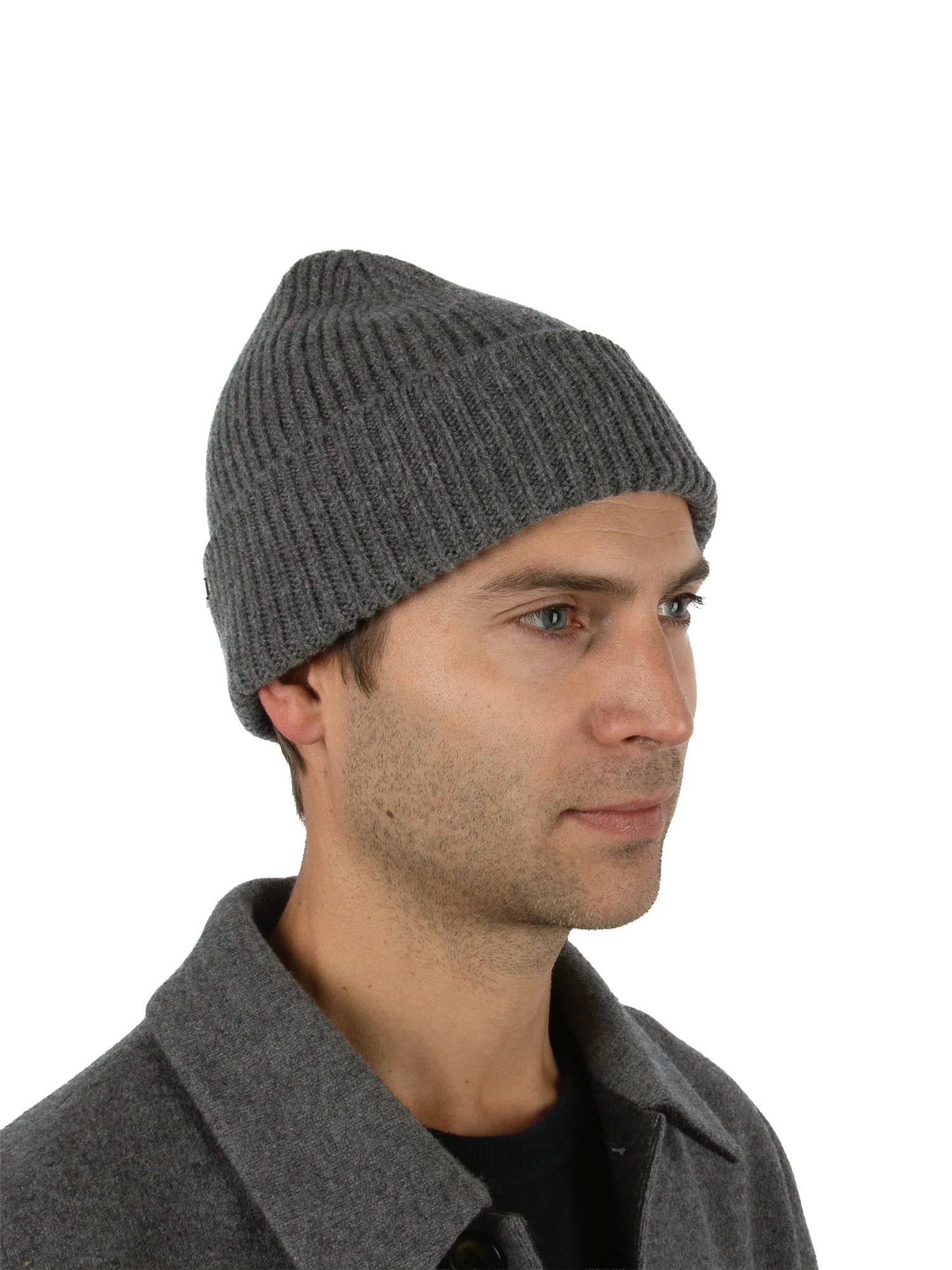 Oslo Beanie | Cashmere Wool Rime Grey - Image 3