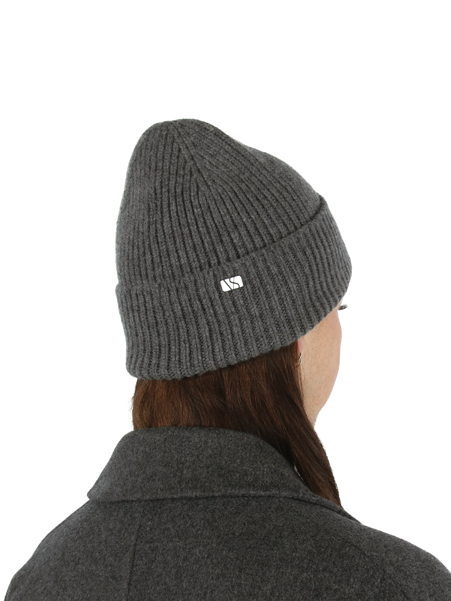 Oslo Beanie | Cashmere Wool Rime Grey - Image 4