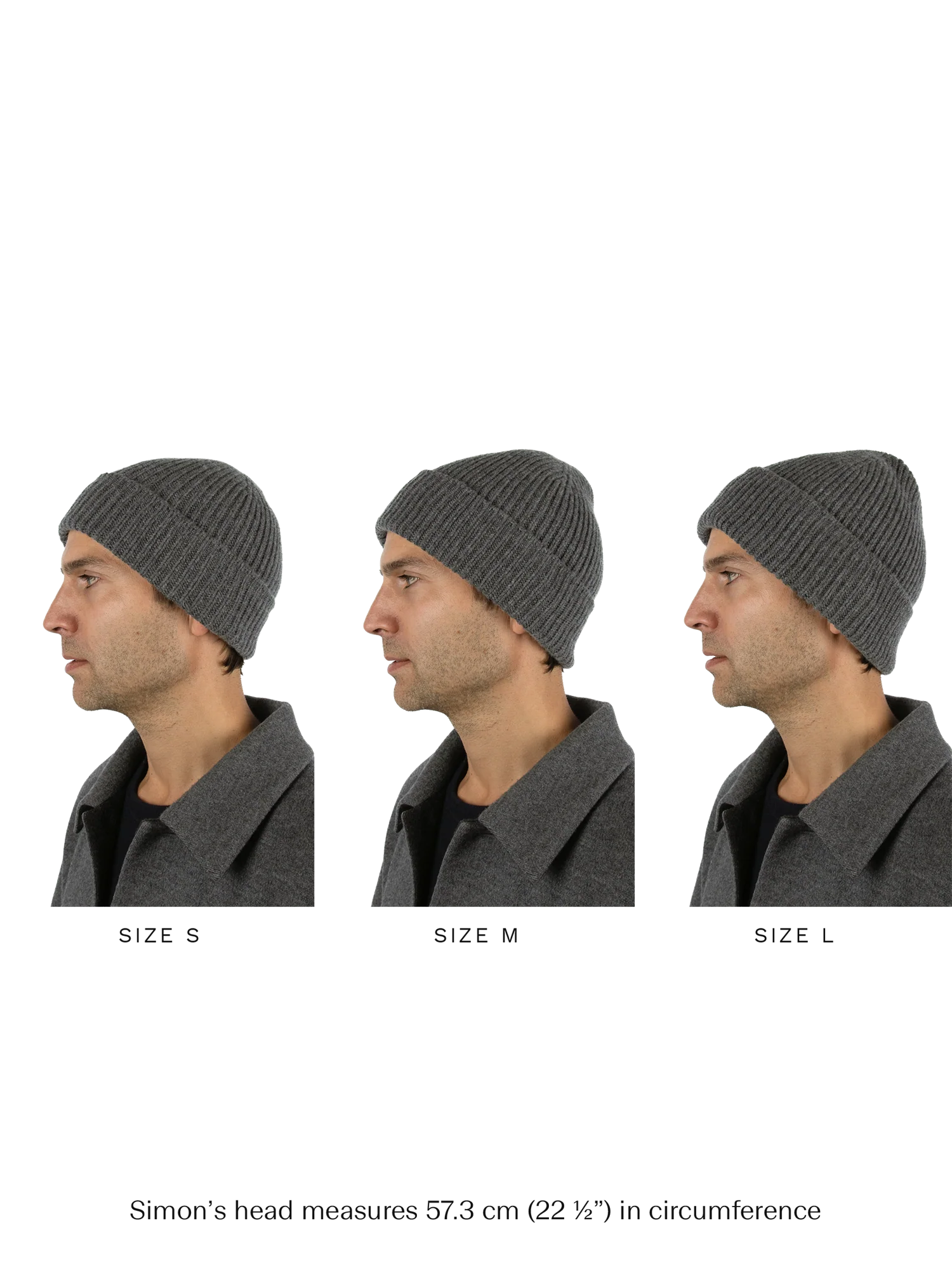 Oslo Beanie | Cashmere Wool Rime Grey - Image 5