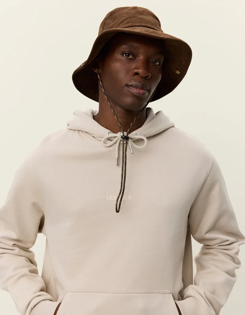 Andrew Hoodie Light Sand - Image 5