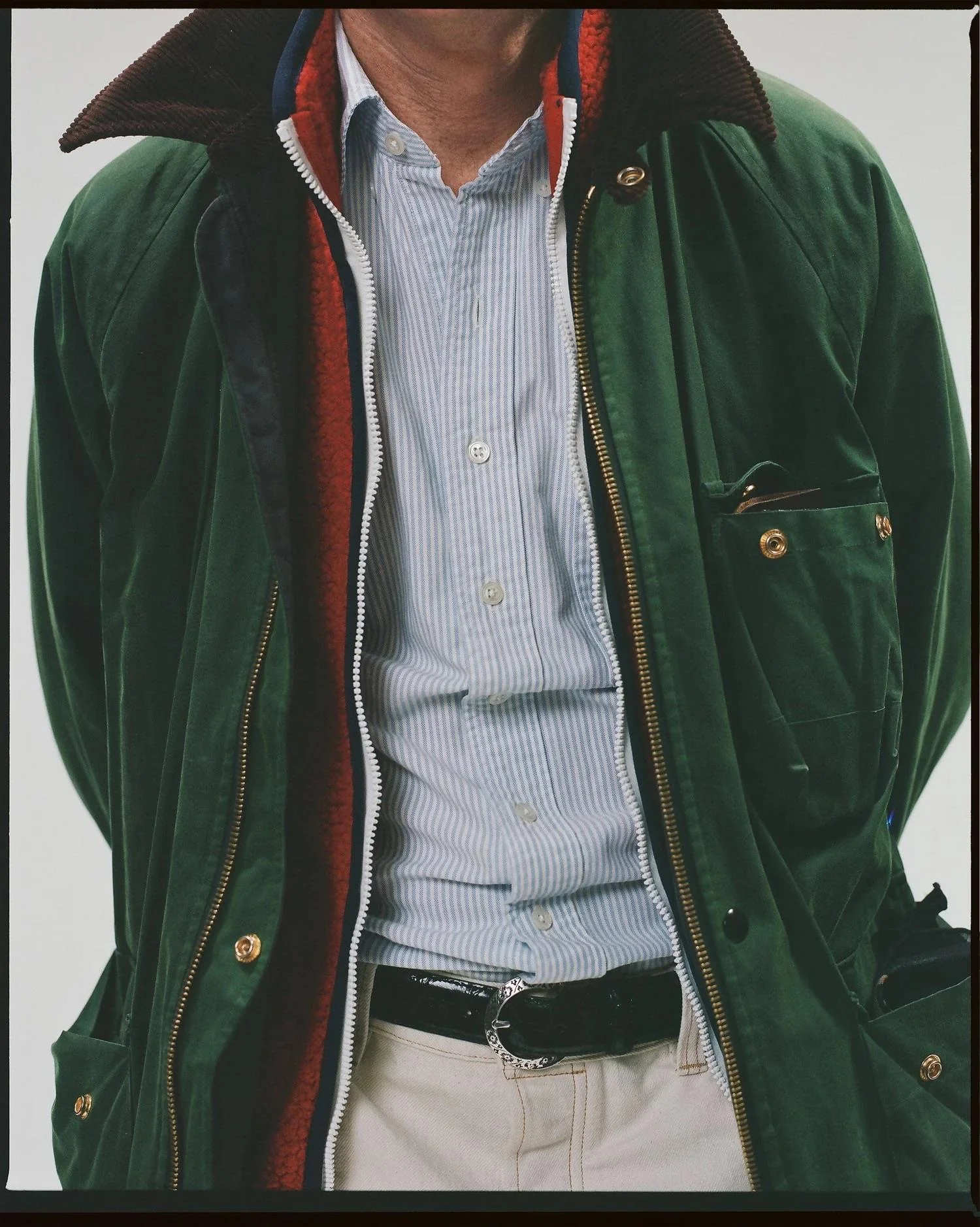 Waxed Coverall Emerald Green - Image 8