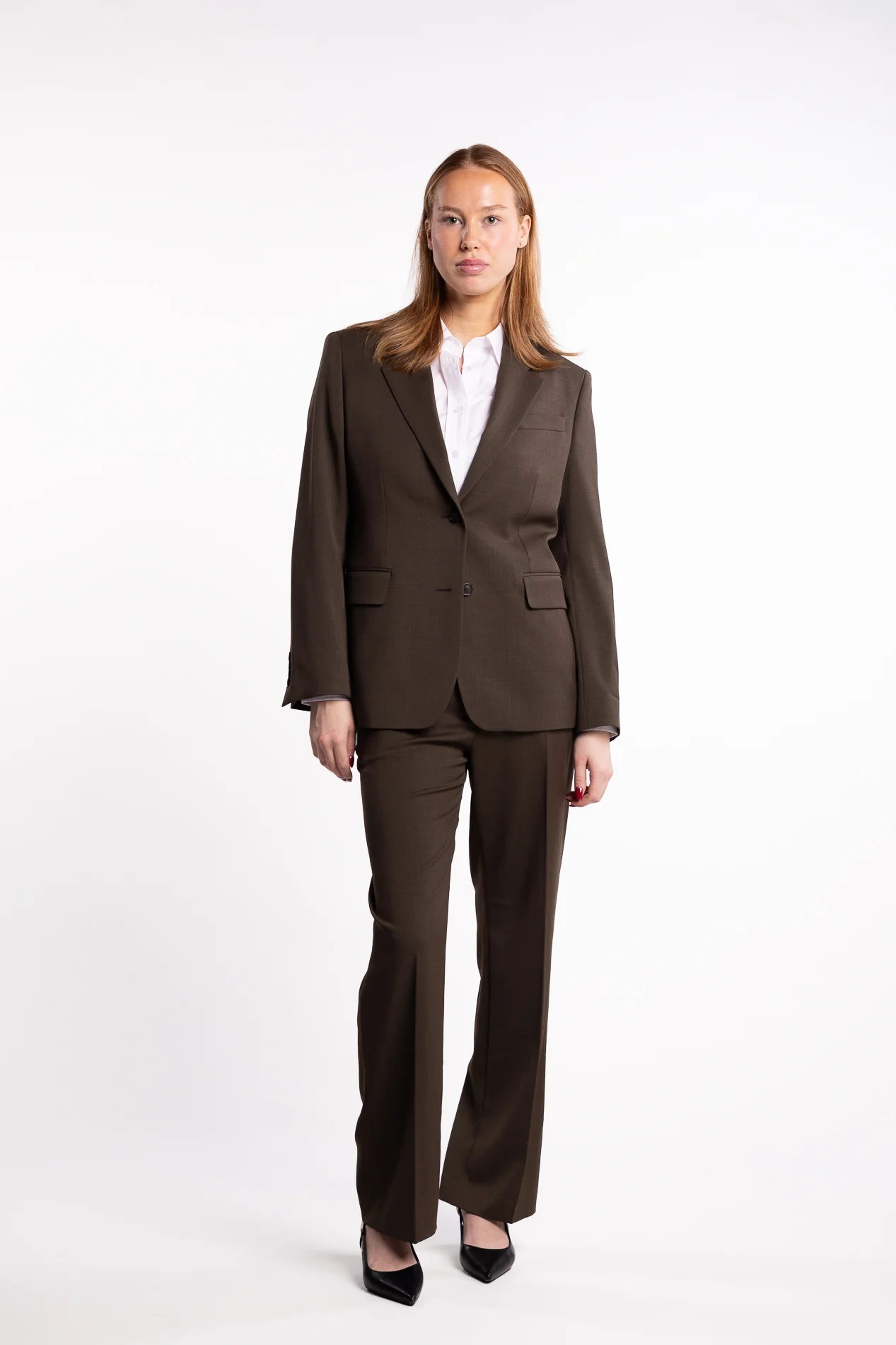 Classic Poplin Shirt- White - Image 2