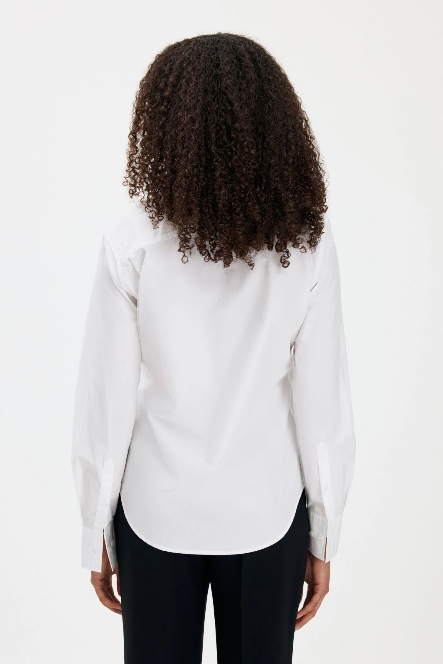 Classic Poplin Shirt- White - Image 5