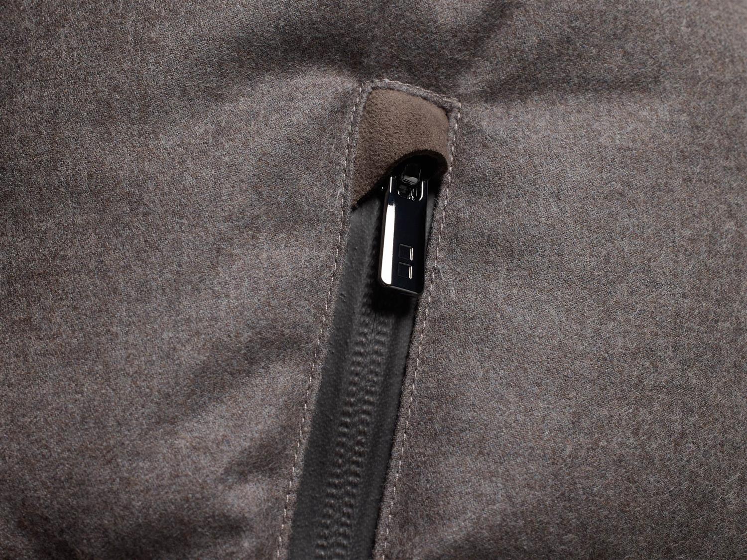 Concord™ Savile Parka Sand Melange Wool - Image 7