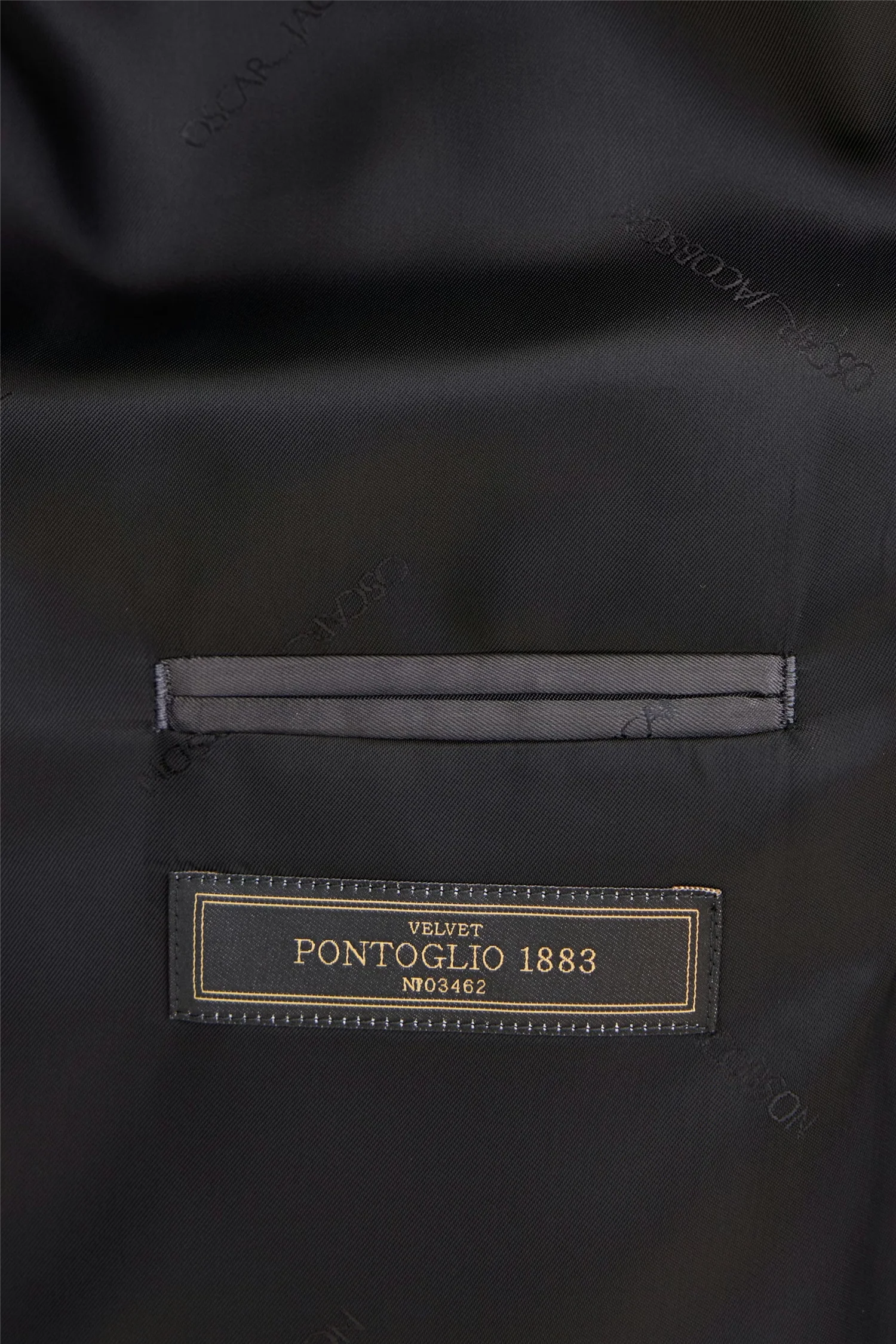 Fattore Tuxedo Blazer Velvet Black - Image 8