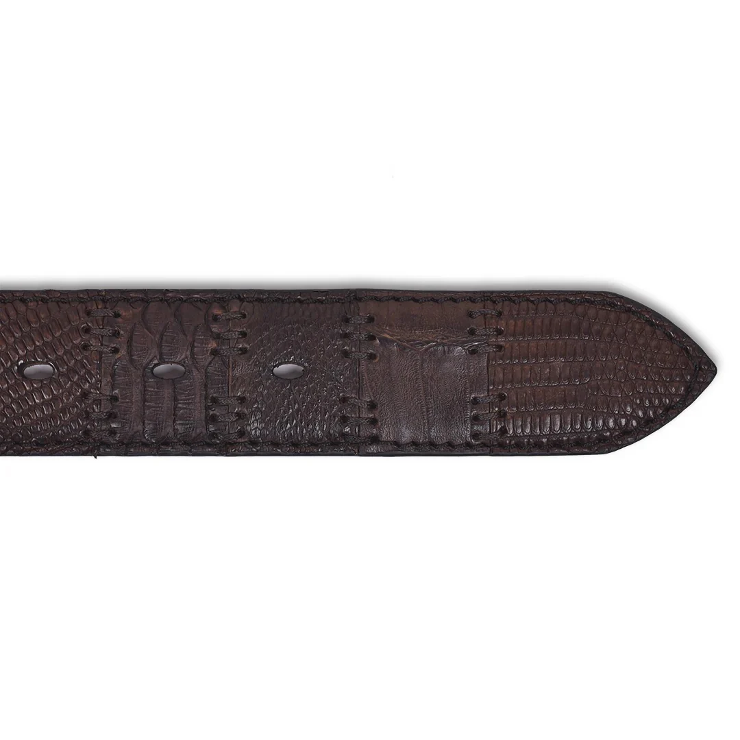 Crocodile/Lizard/Snake Leather Belt Brown - Image 5