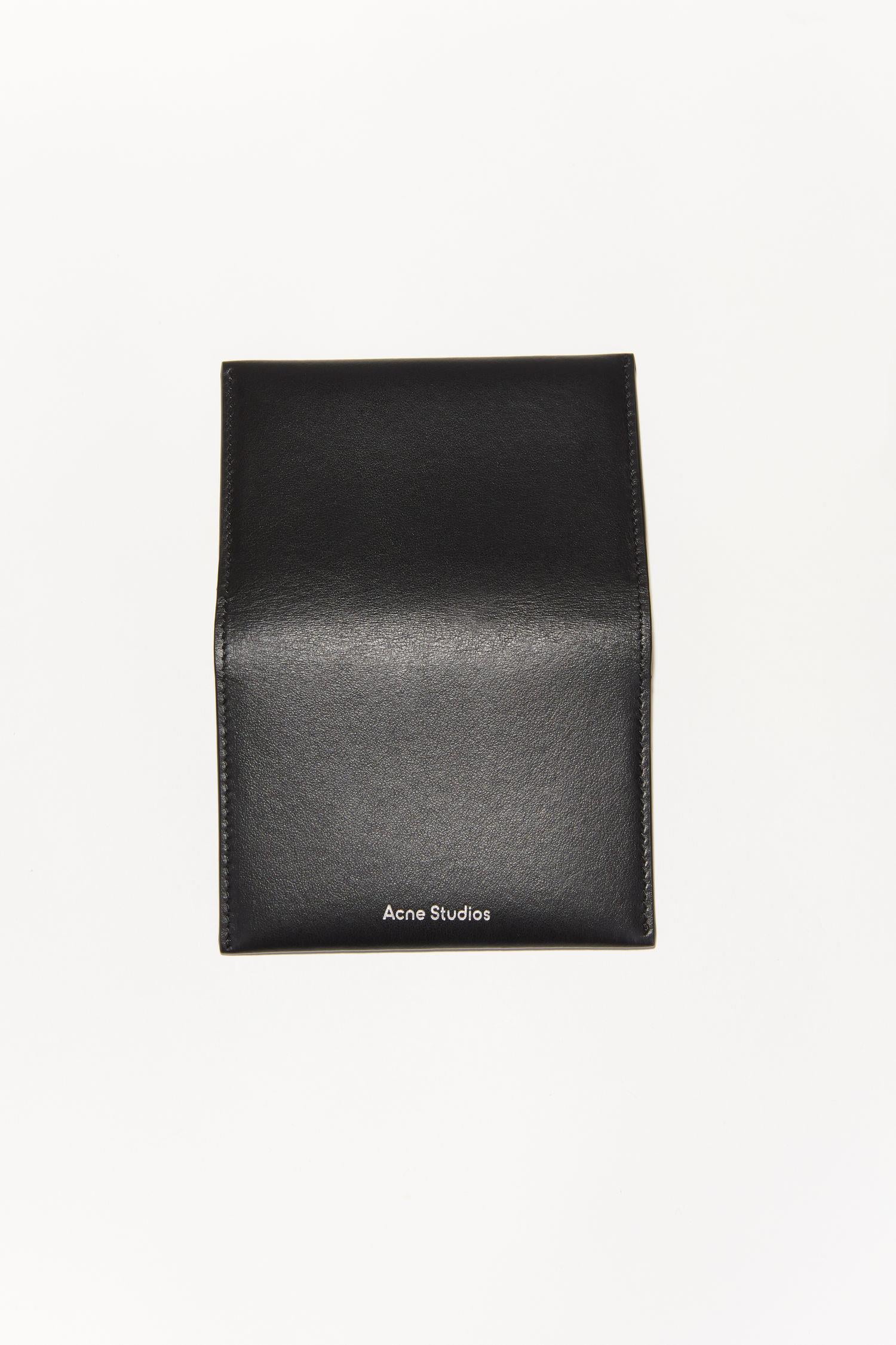 Folded Card Holder- Black - Image 3