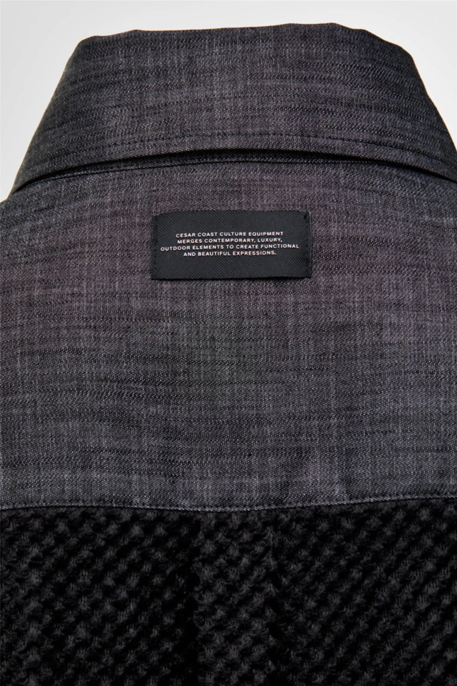 Biarritz Denim Shirt Black - Image 3