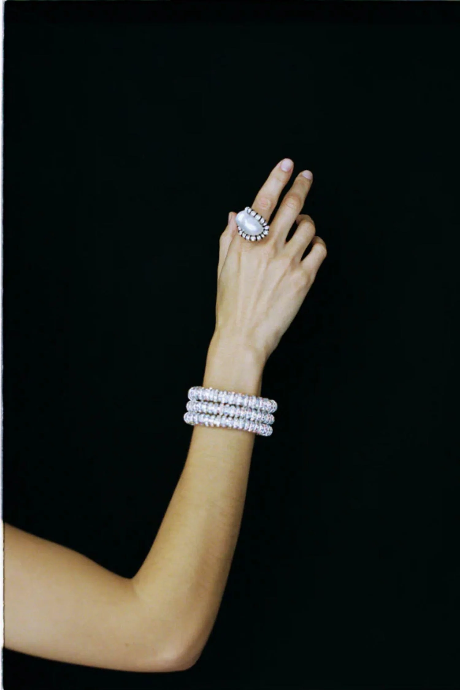 Mini Baroque Ring - Silver - Image 2