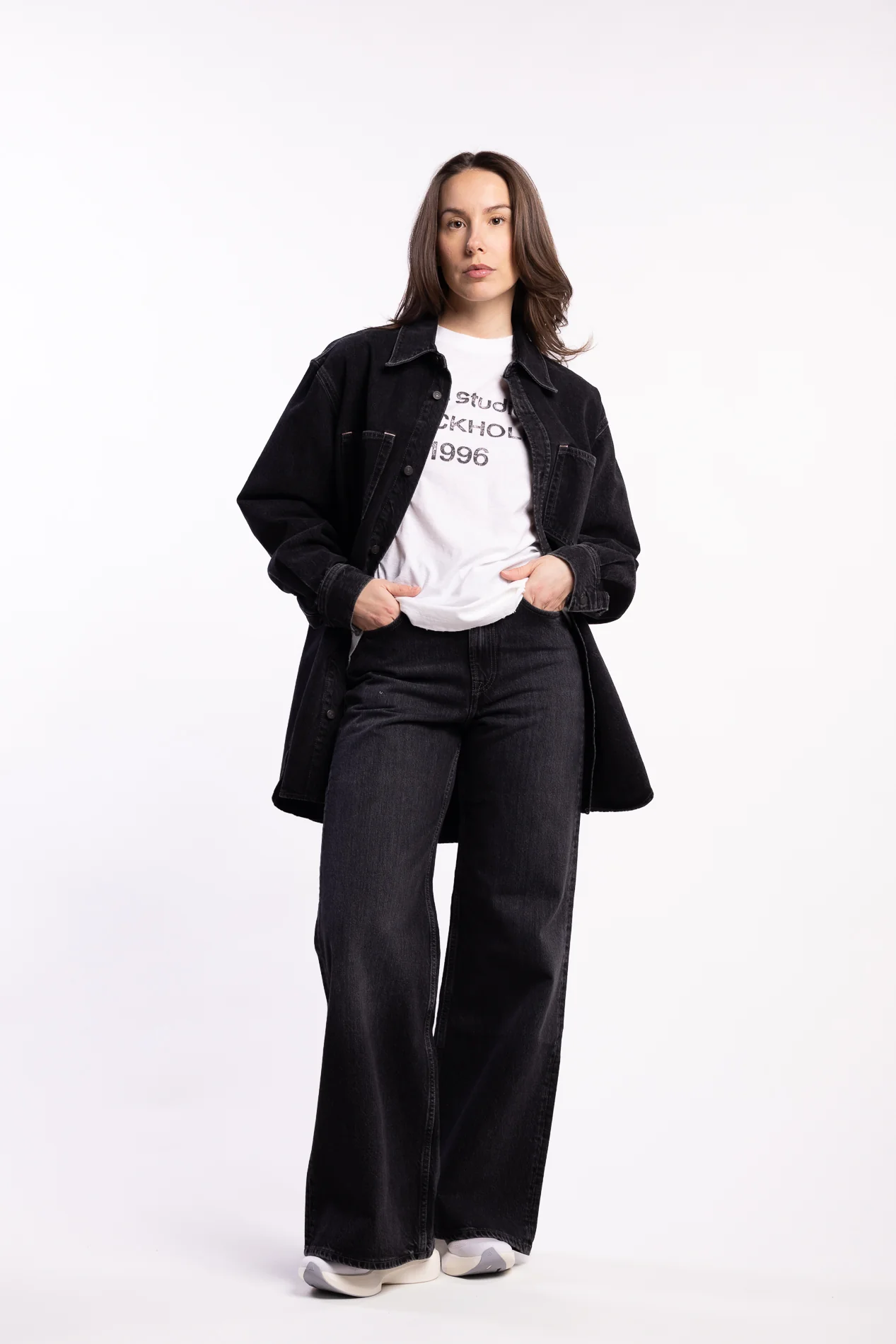 Logo Long Sleeve- Off White - Image 7