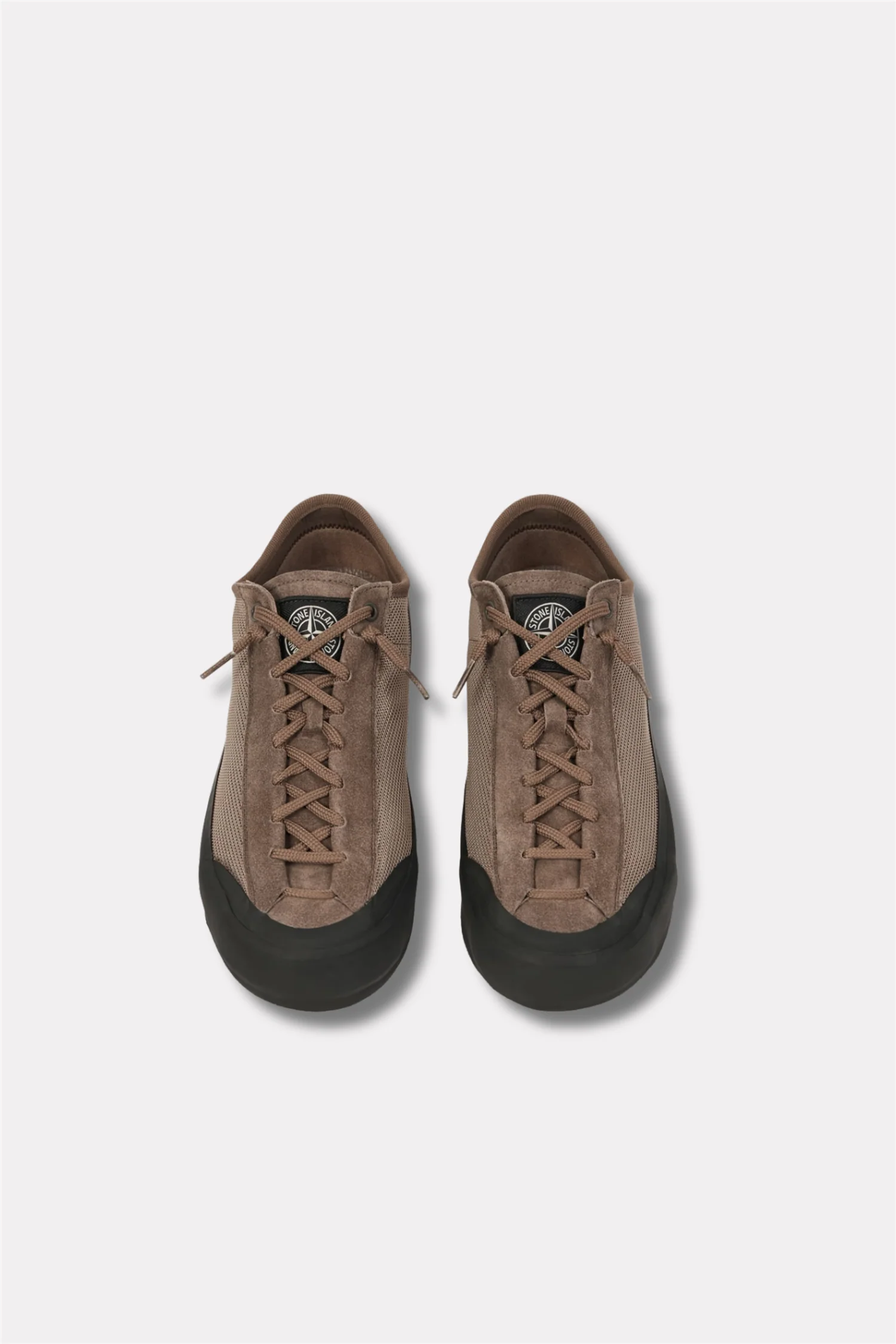 100010 Low-top Trainer With Compass Patch Brown - Image 4