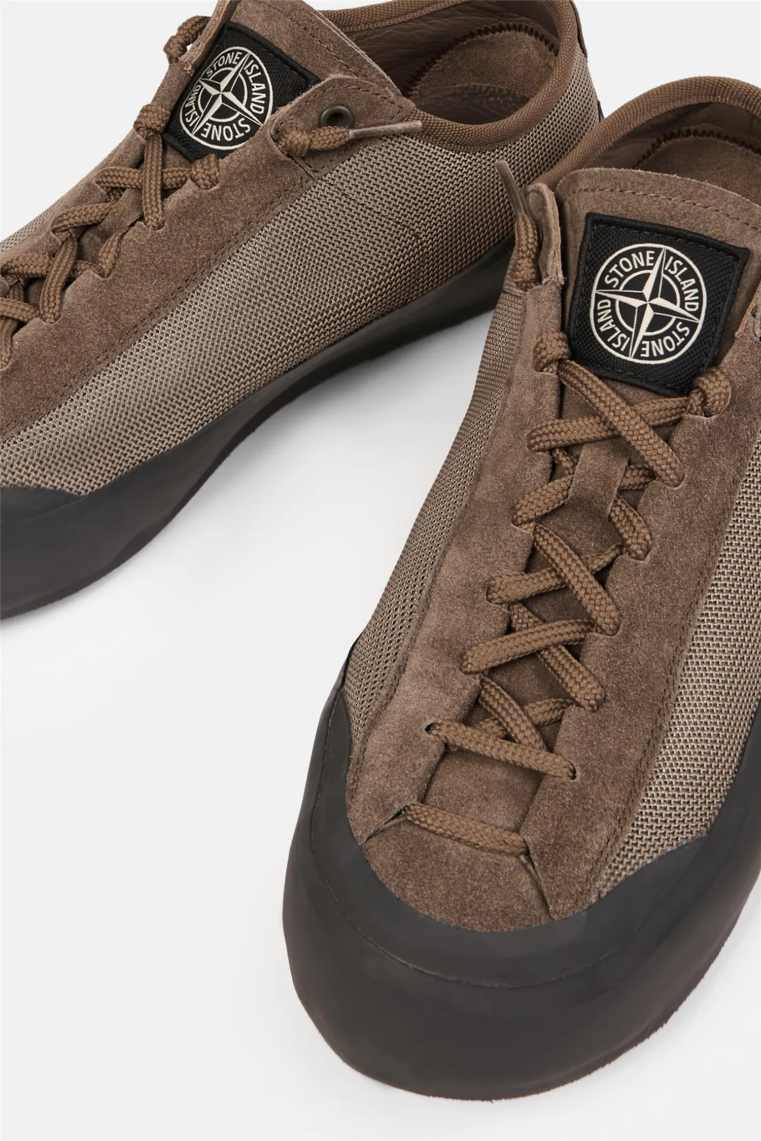 100010 Low-top Trainer With Compass Patch Brown - Image 8