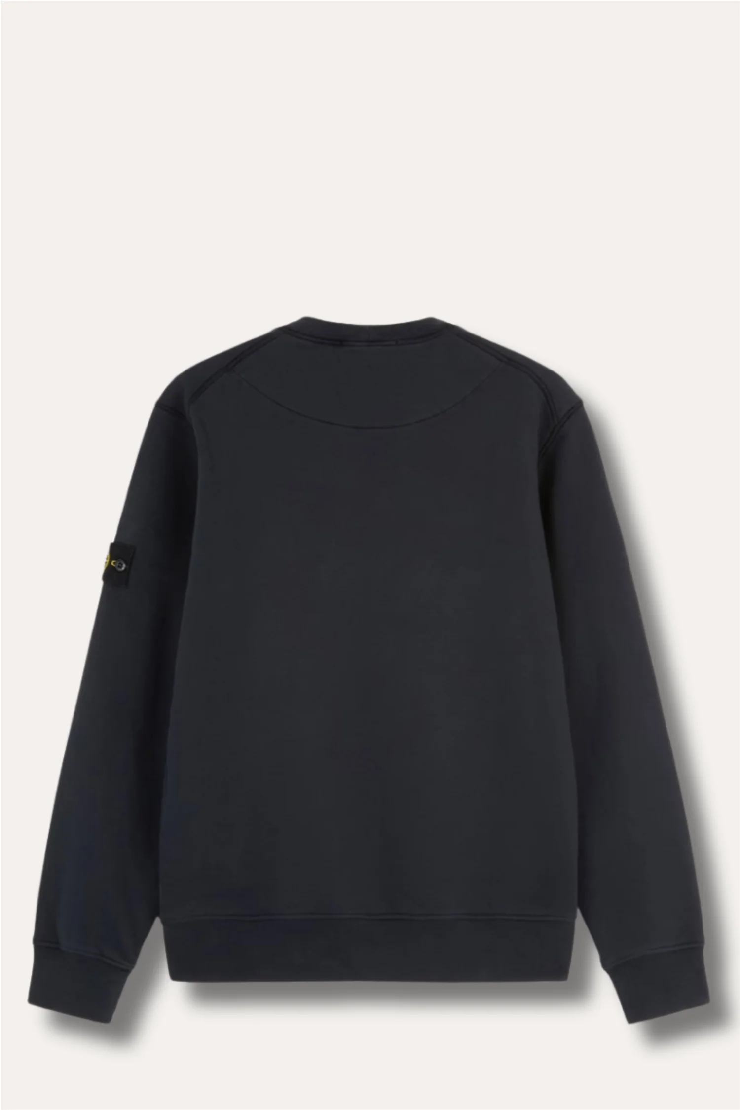 6100060 Organic Cotton Fleece Regular-fit Crewneck Navy Blue - Image 6