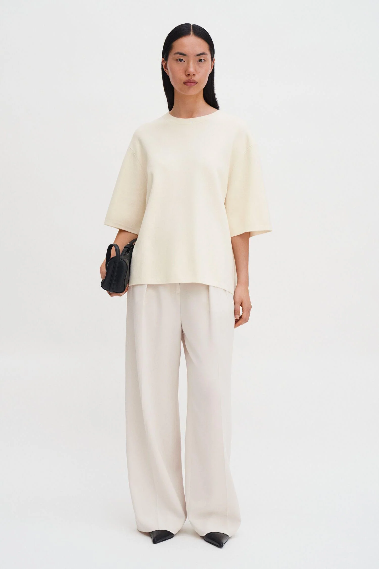 Milano Knit T-shirt Calico White - Image 2