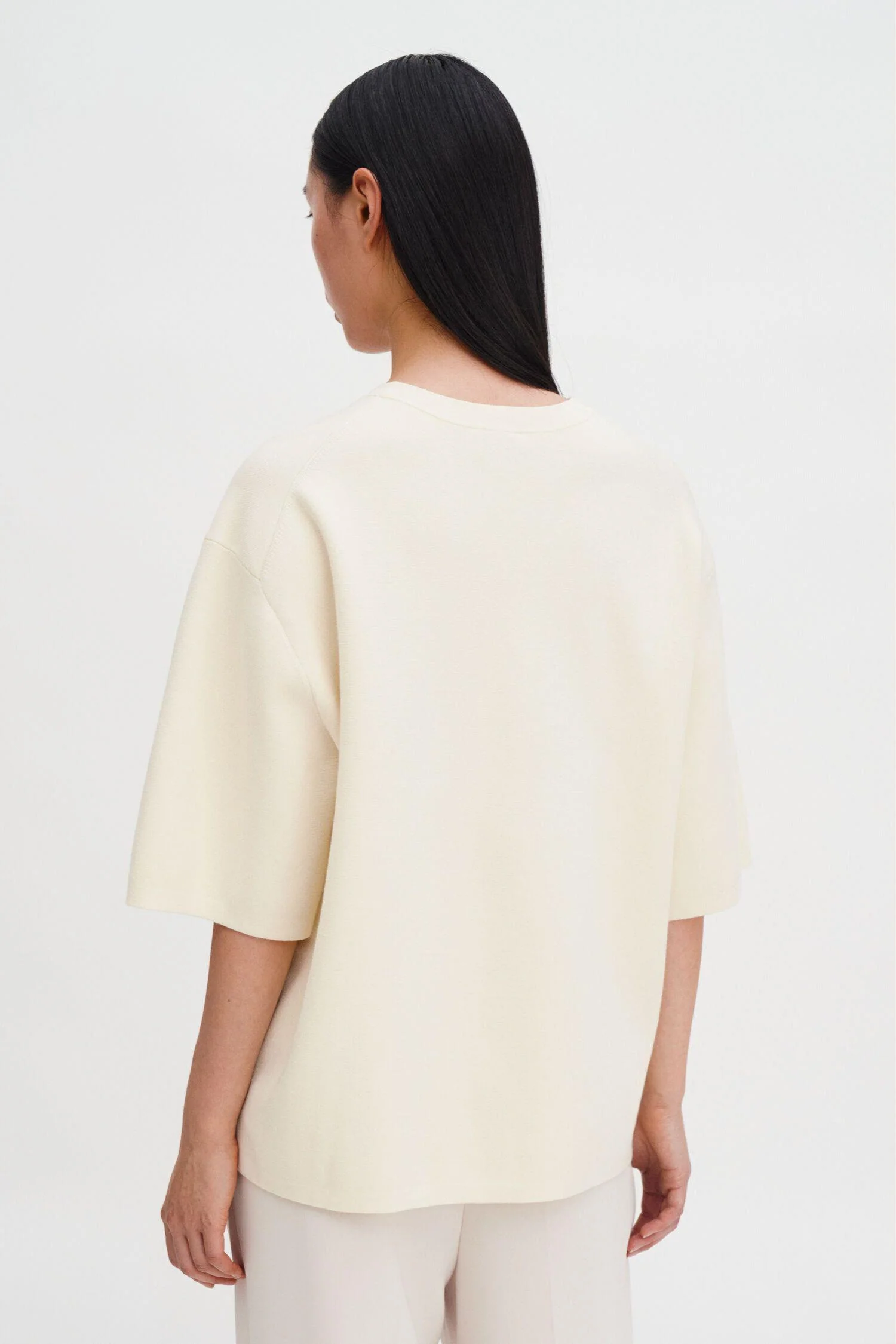 Milano Knit T-shirt Calico White - Image 3