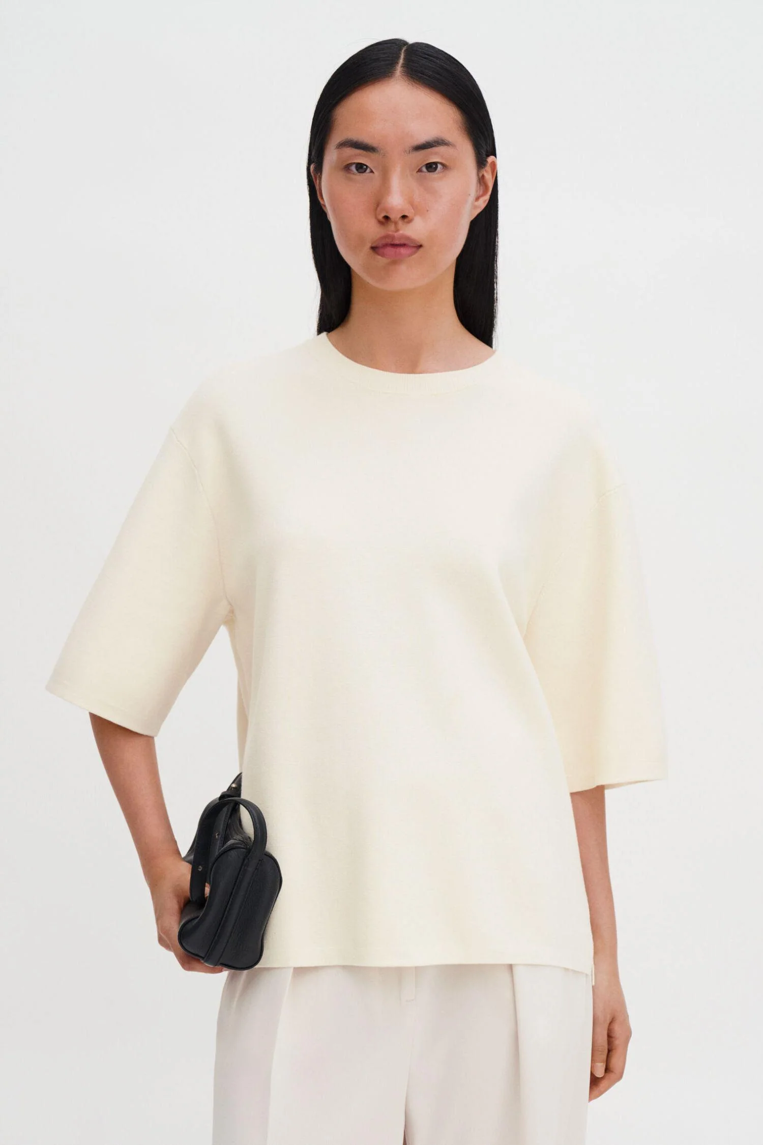 Milano Knit T-shirt Calico White - Image 4