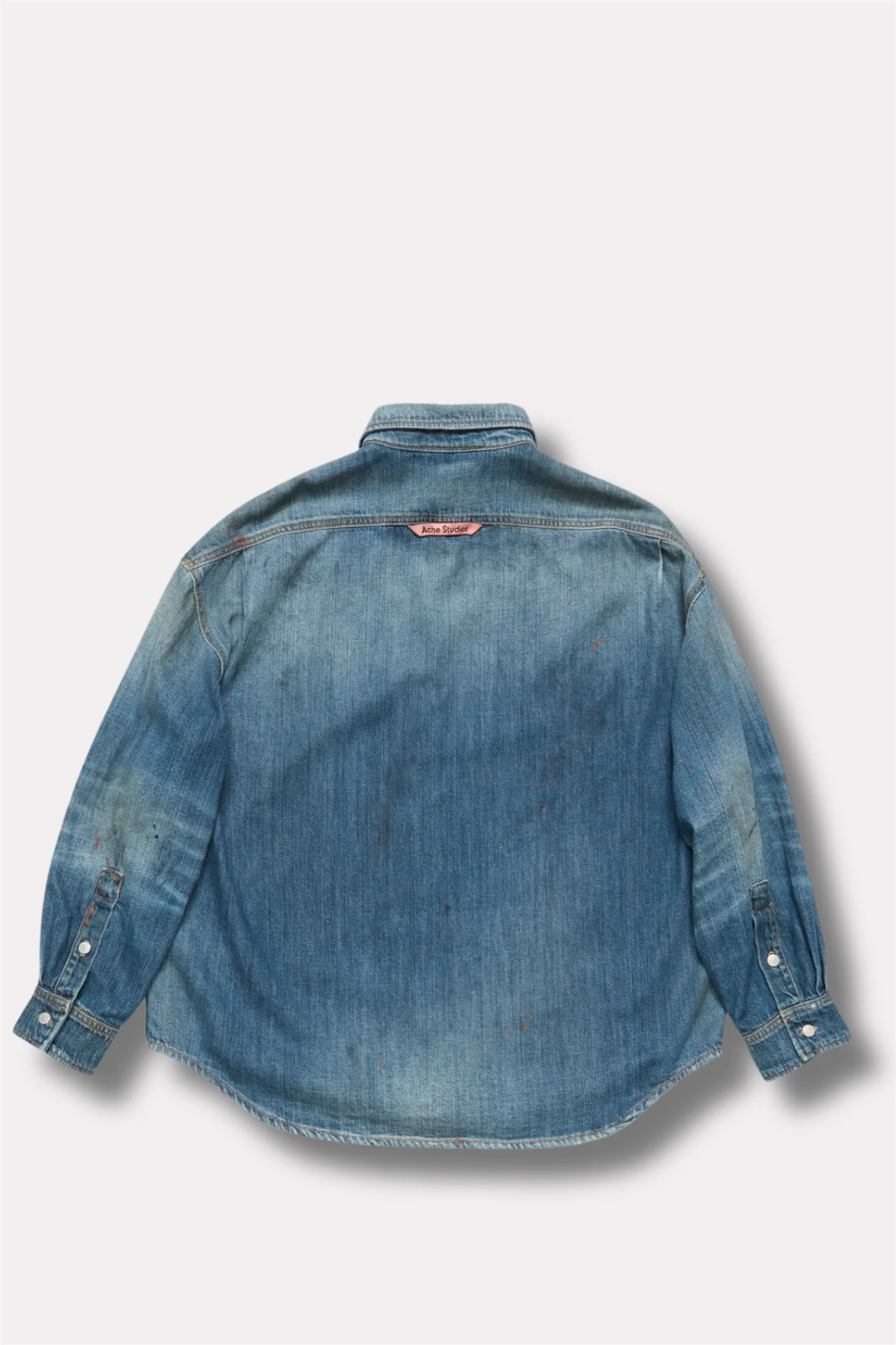 Denim Button-Up Shirt - Image 2