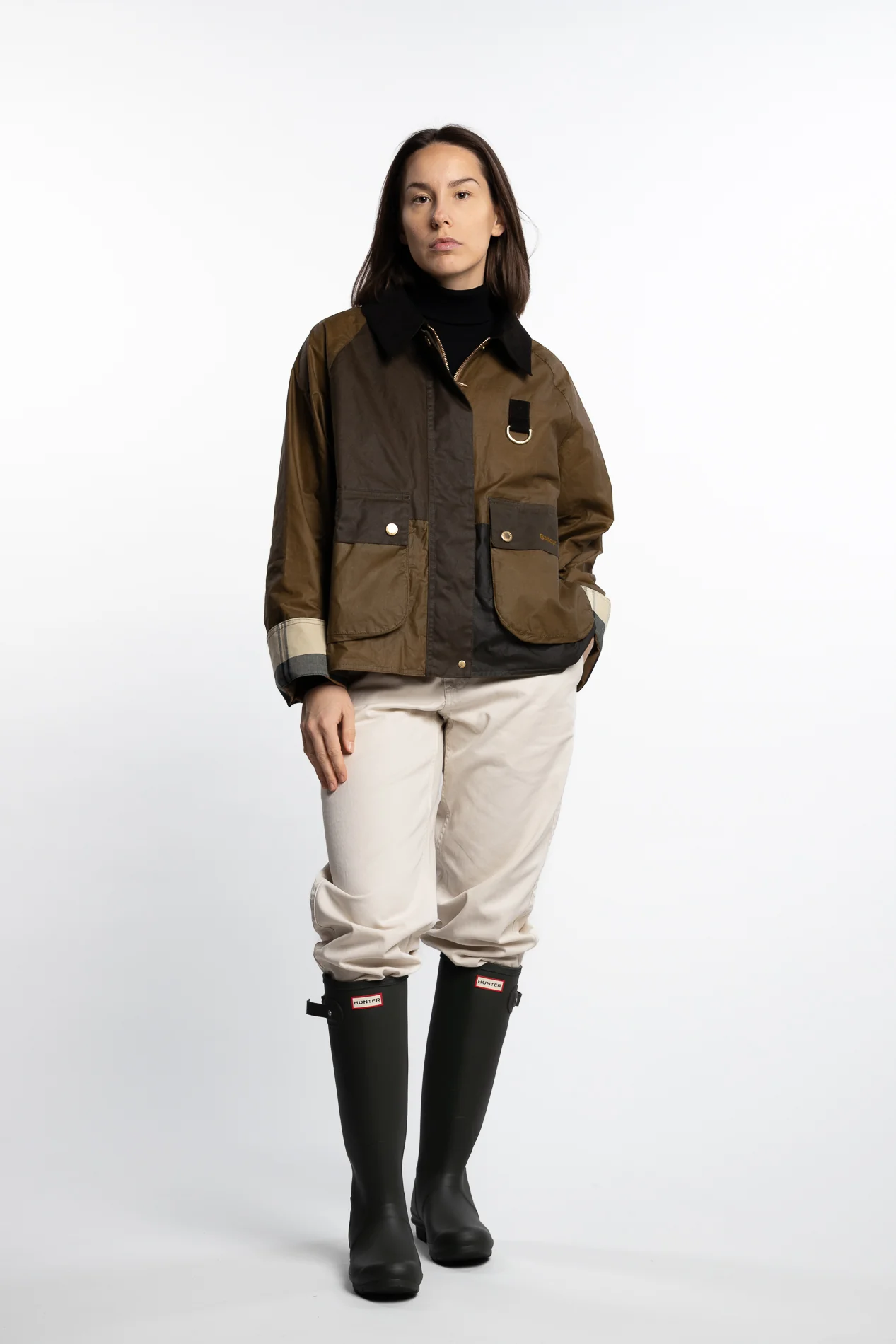 Alma Wax Jacket- Sand/Archive Olive/Beech/Ancient - Image 5