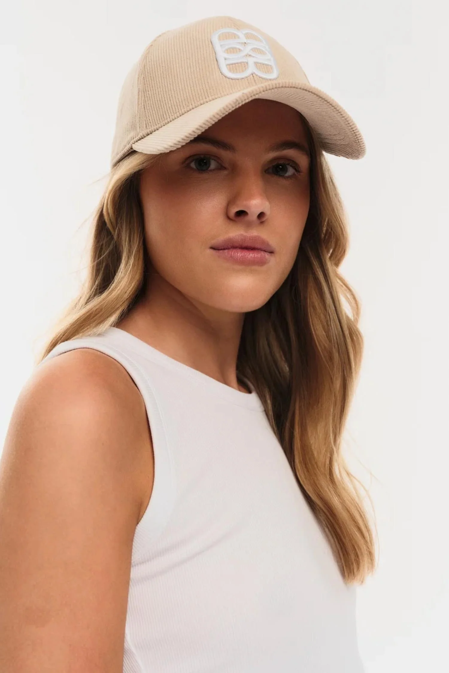 Philly Cord Cap- Beige - Image 2