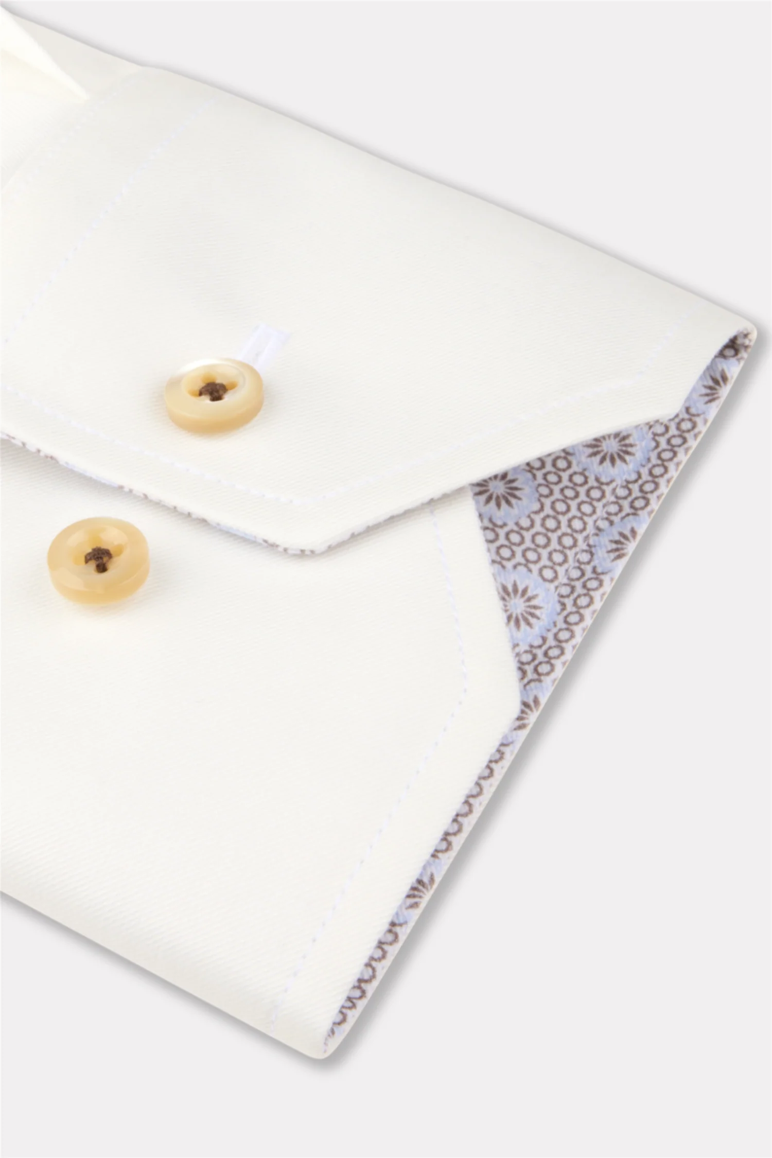 Regular Twill Shirt Contrast Champagne - Image 3
