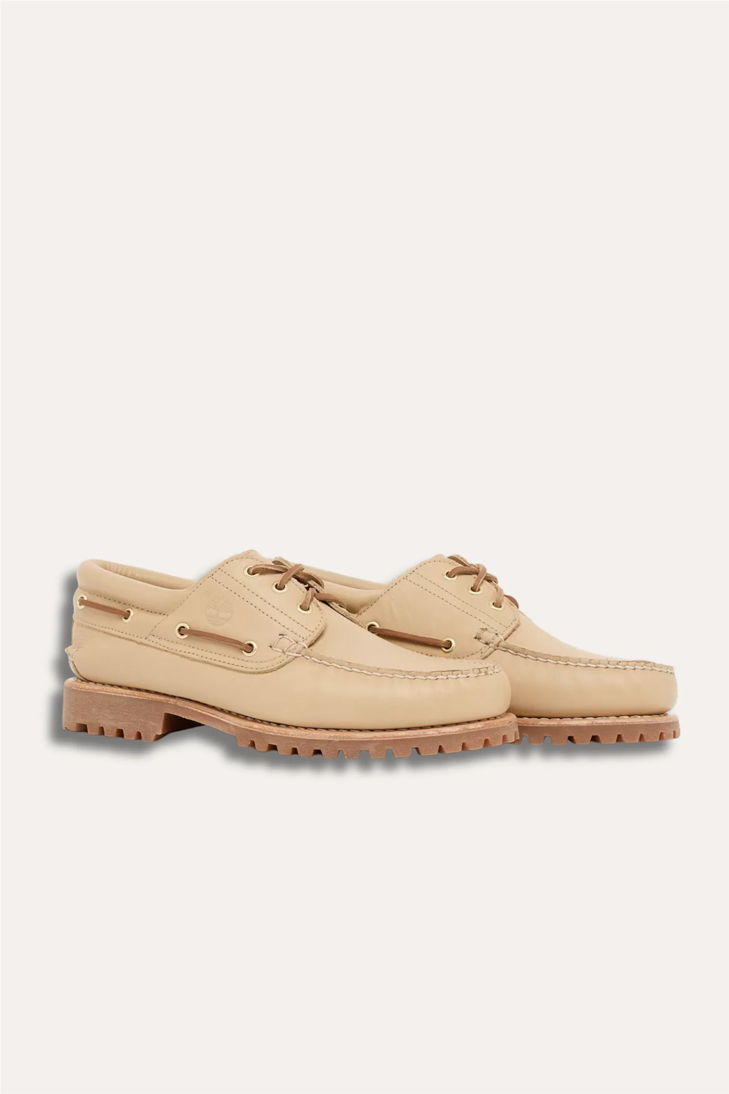 Authentic Boat Shoe Beige Full Grain - Image 2
