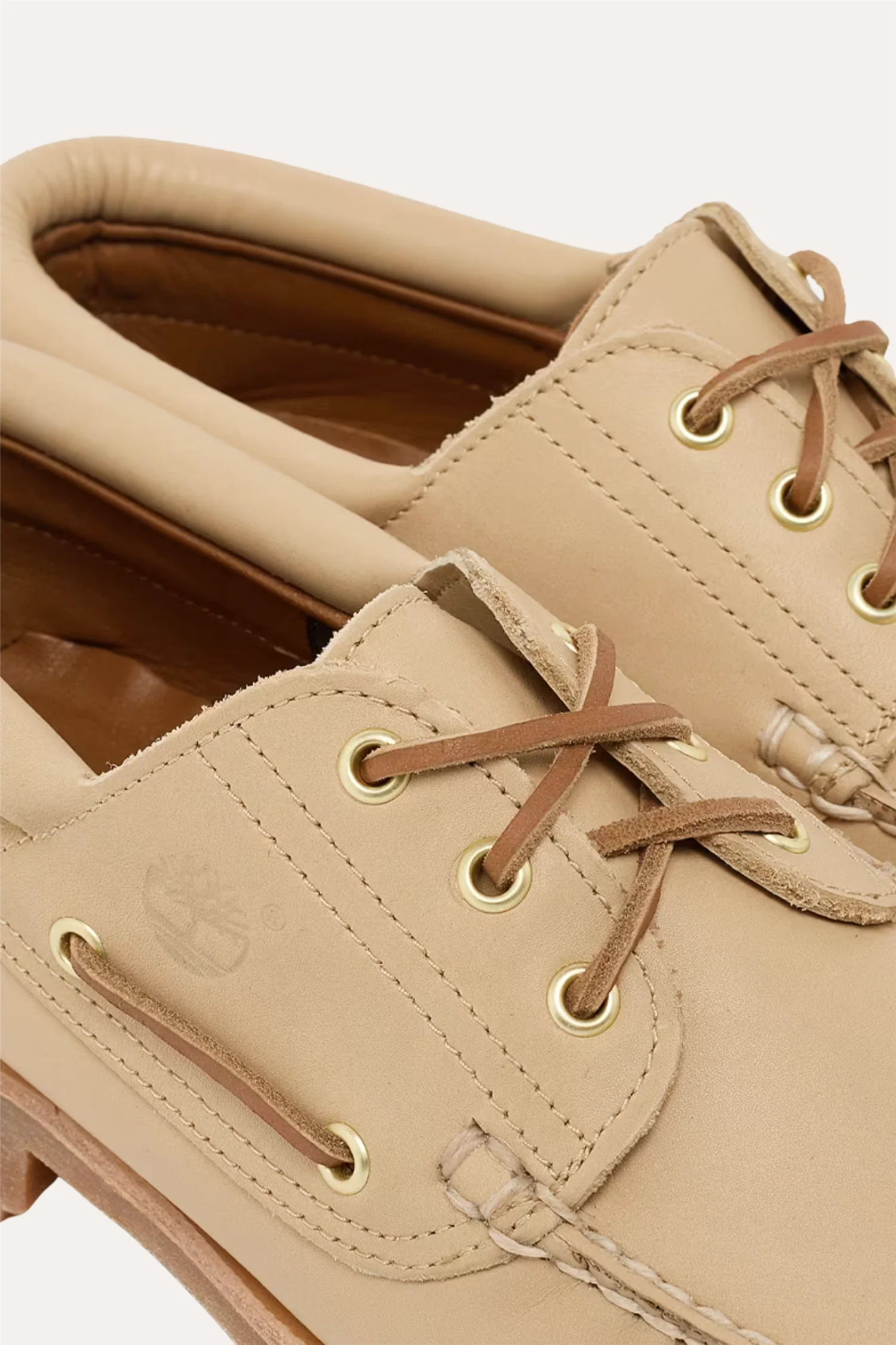 Authentic Boat Shoe Beige Full Grain - Image 4