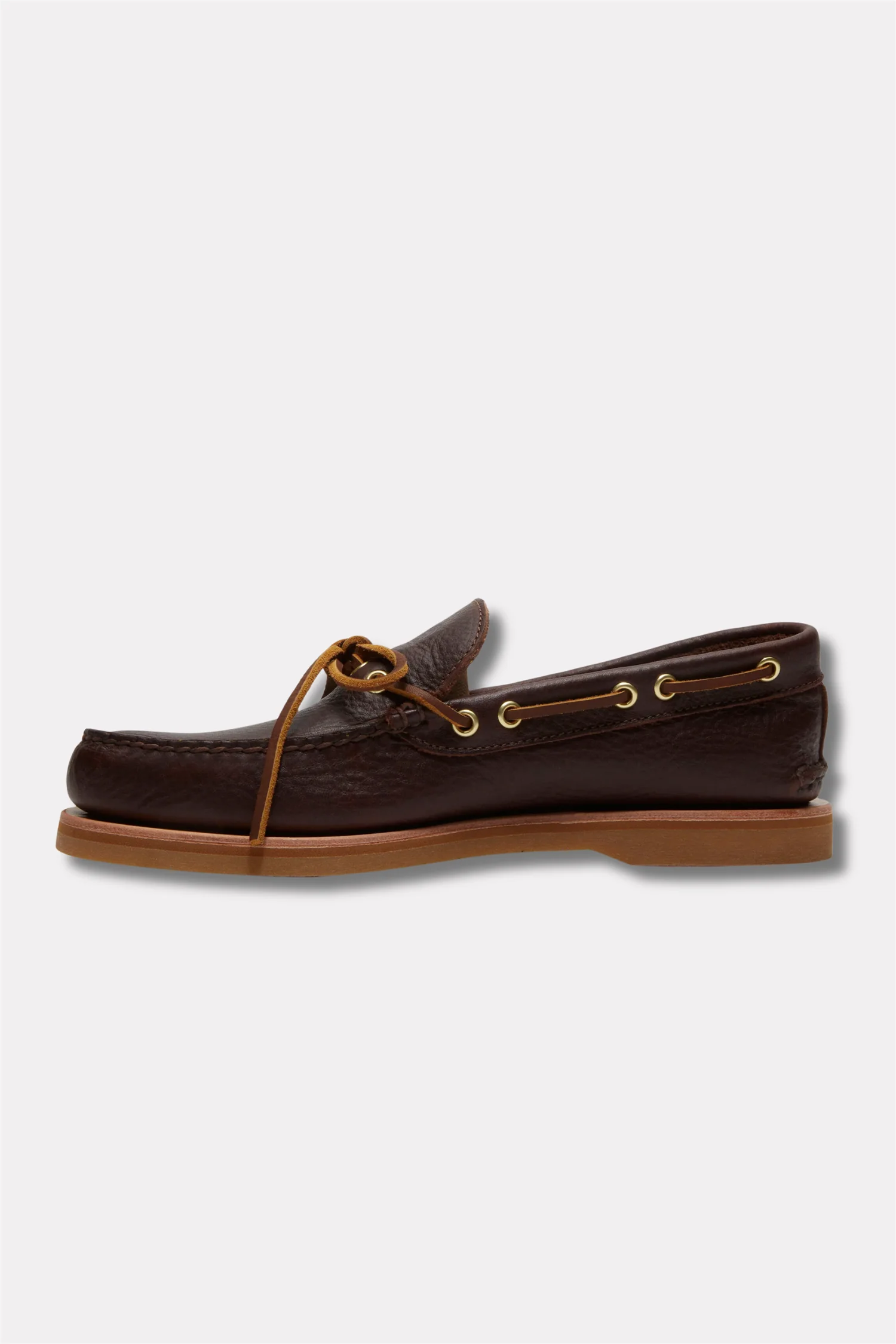 Crafted Boat Shoe Dark Brown Full Grain - Image 6