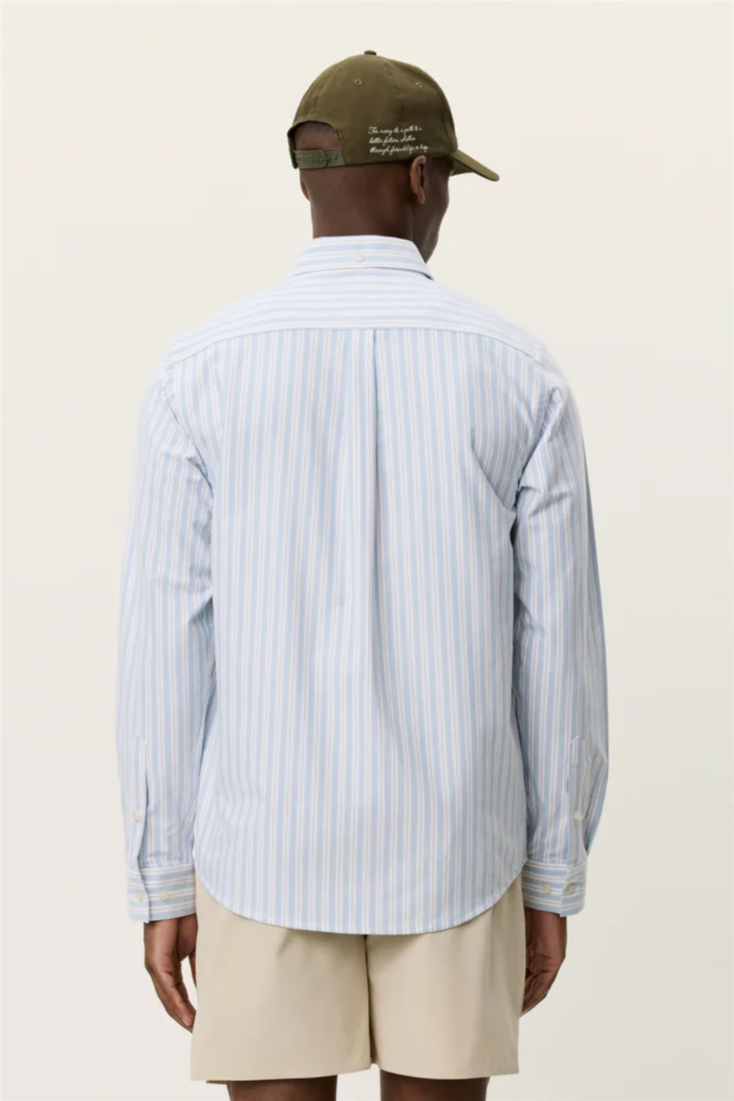 Konrad Striped Oxford Shirt Allure - Image 6