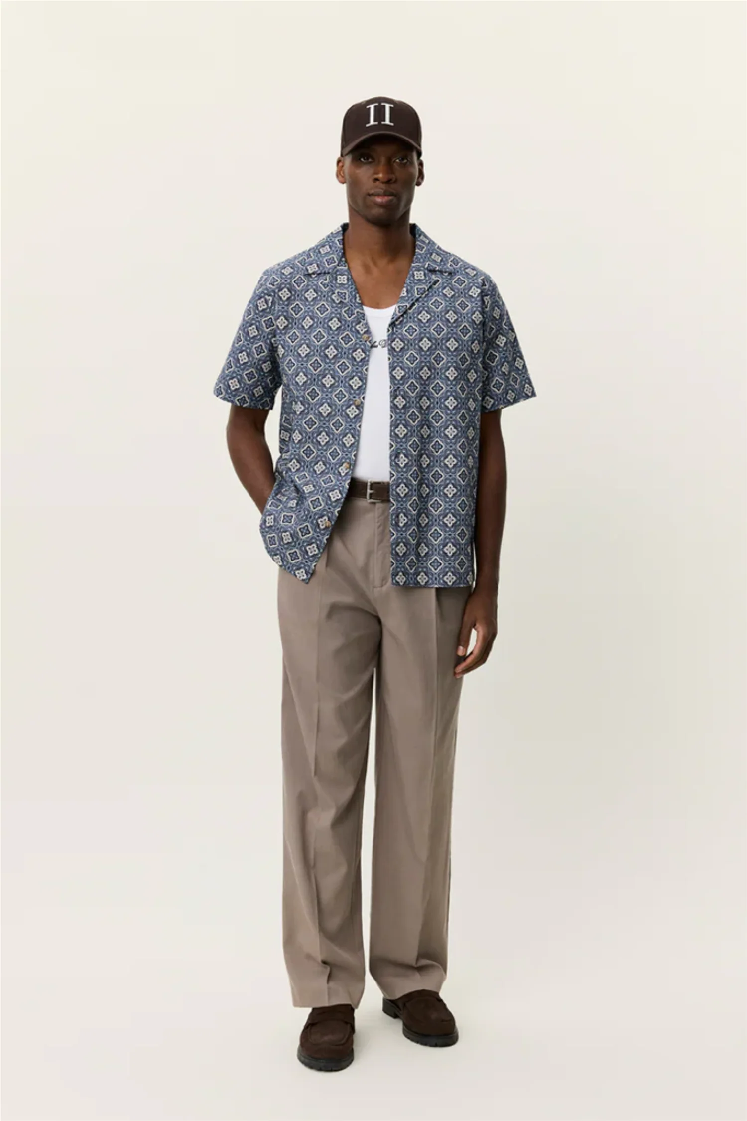 Lukas Arabesque AOP Shirt Blue Fog - Image 3