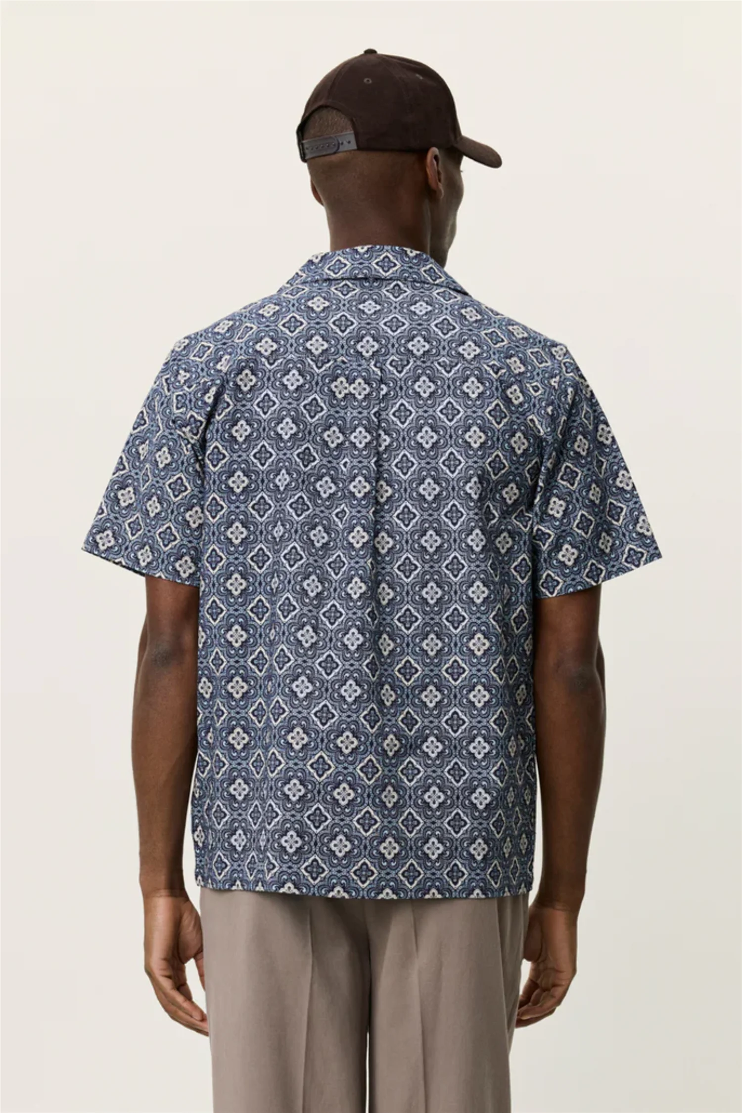 Lukas Arabesque AOP Shirt Blue Fog - Image 6
