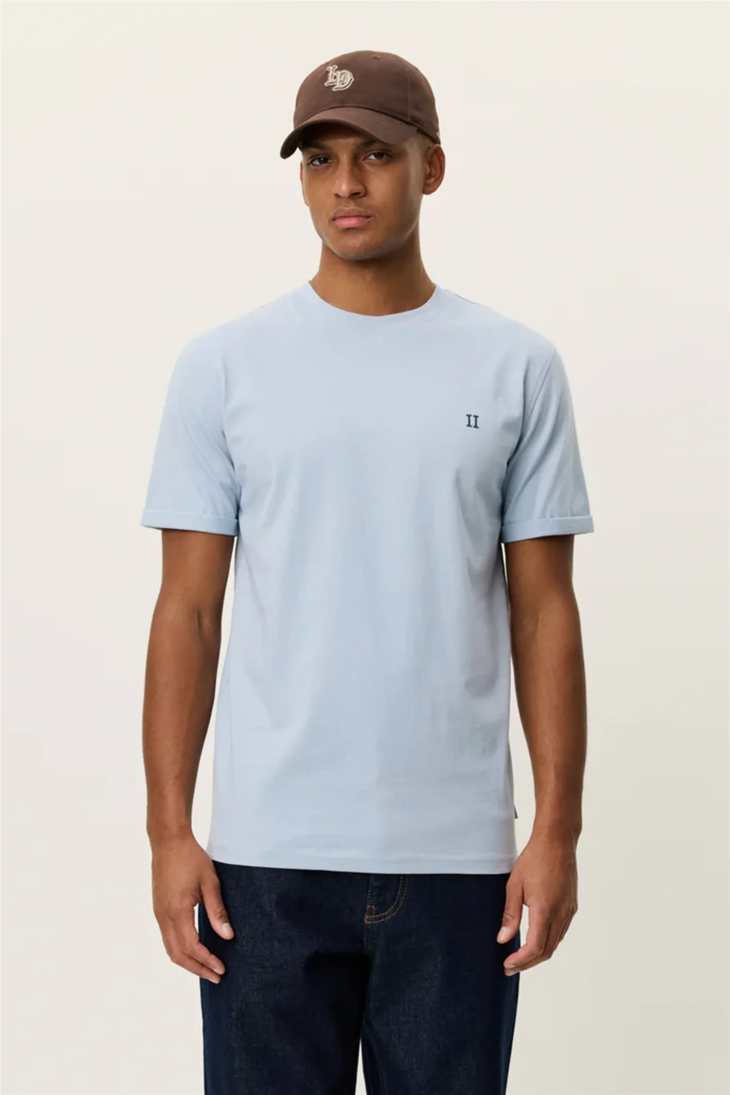Nørregaard Contrast T-shirt Blue Fog - Image 5